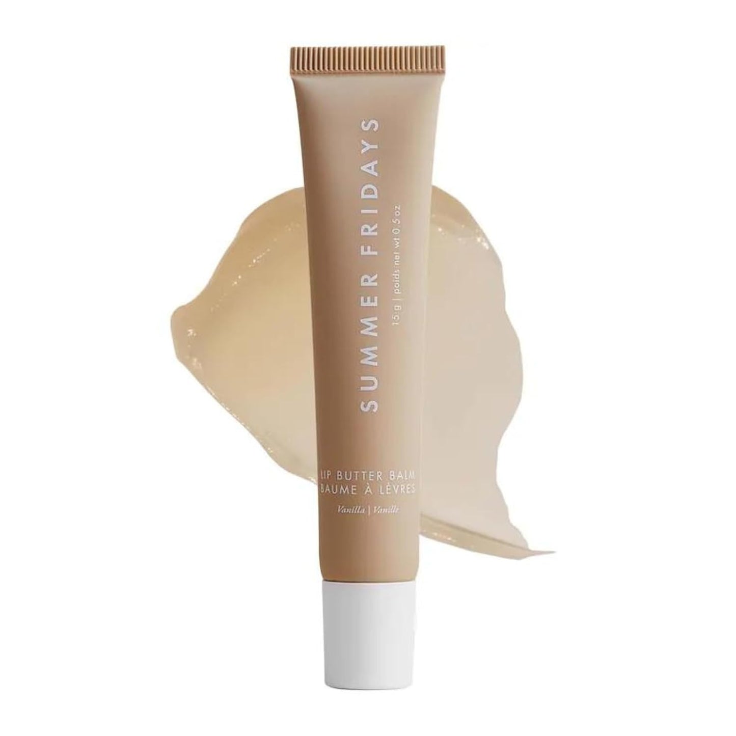 Tinted Lip Butter Balm - Conditioning Vegan Lip Balm for Instant Moisture, Shine & Hydration - Sheer-Tinted, Soothing Skincare - Pink Sugar (.5 Oz)