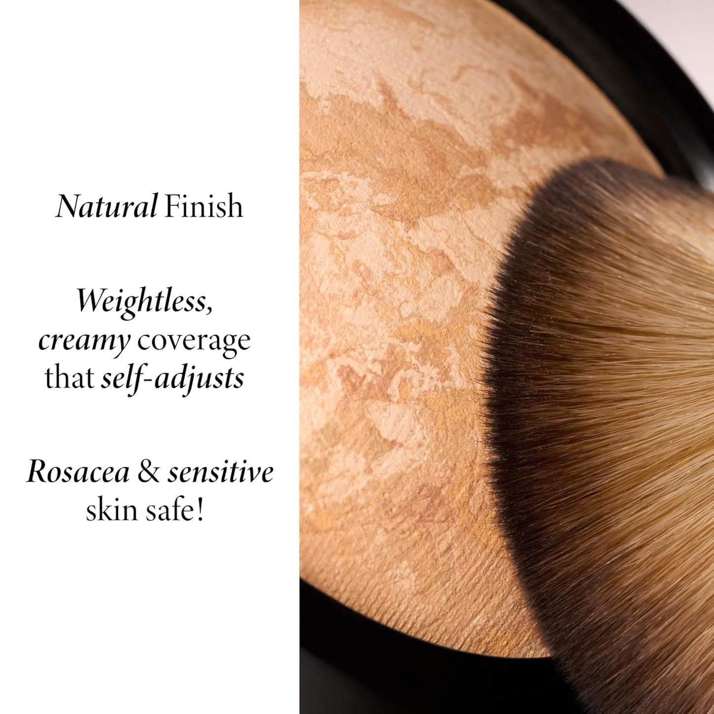 Award-Winning Baked Balance-N-Brighten Color Correcting Powder Foundation - Fair - Buildable Light to Medium Coverage - Demi-Matte Natural Finish