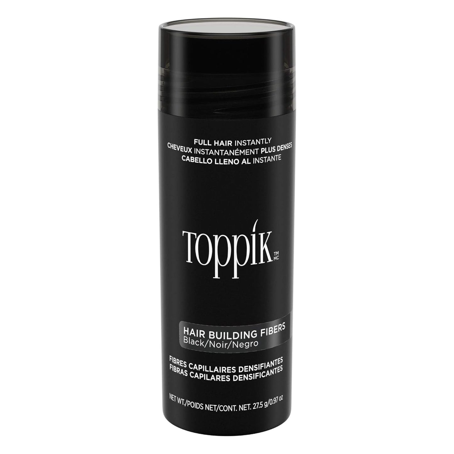 Toppik Hair Building Fibers, Fill in Fine or Thinning Hair Instantly Thicker, Fuller Looking Hair 9 Shades,4 Size Options
