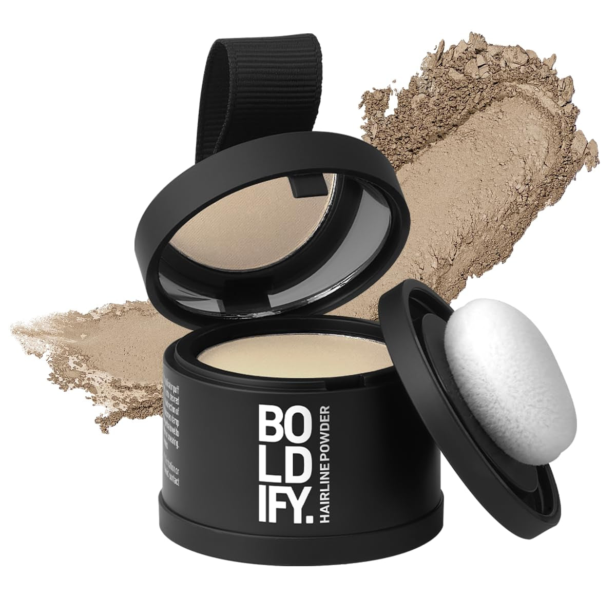Hairline Powder - Root Touch up Hair Color for Gray Coverage - Bald Spot Concealing Hair Powder for Women & Men - 48-Hour Stain-Proof - Dark Brown