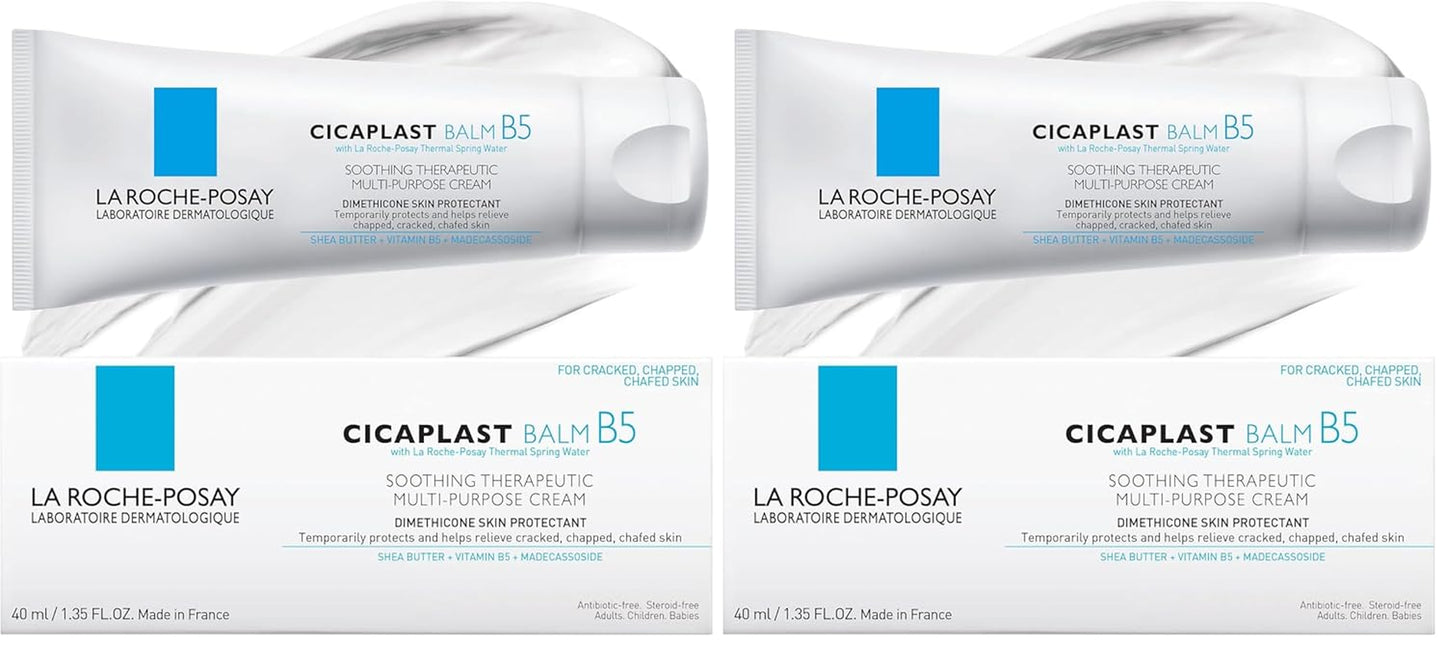 Cicaplast Balm B5, Healing Ointment and Soothing Therapeutic Multi Purpose Cream for Dry & Irritated Skin, Body and Hand Balm, Baby Safe, Fragrance Free
