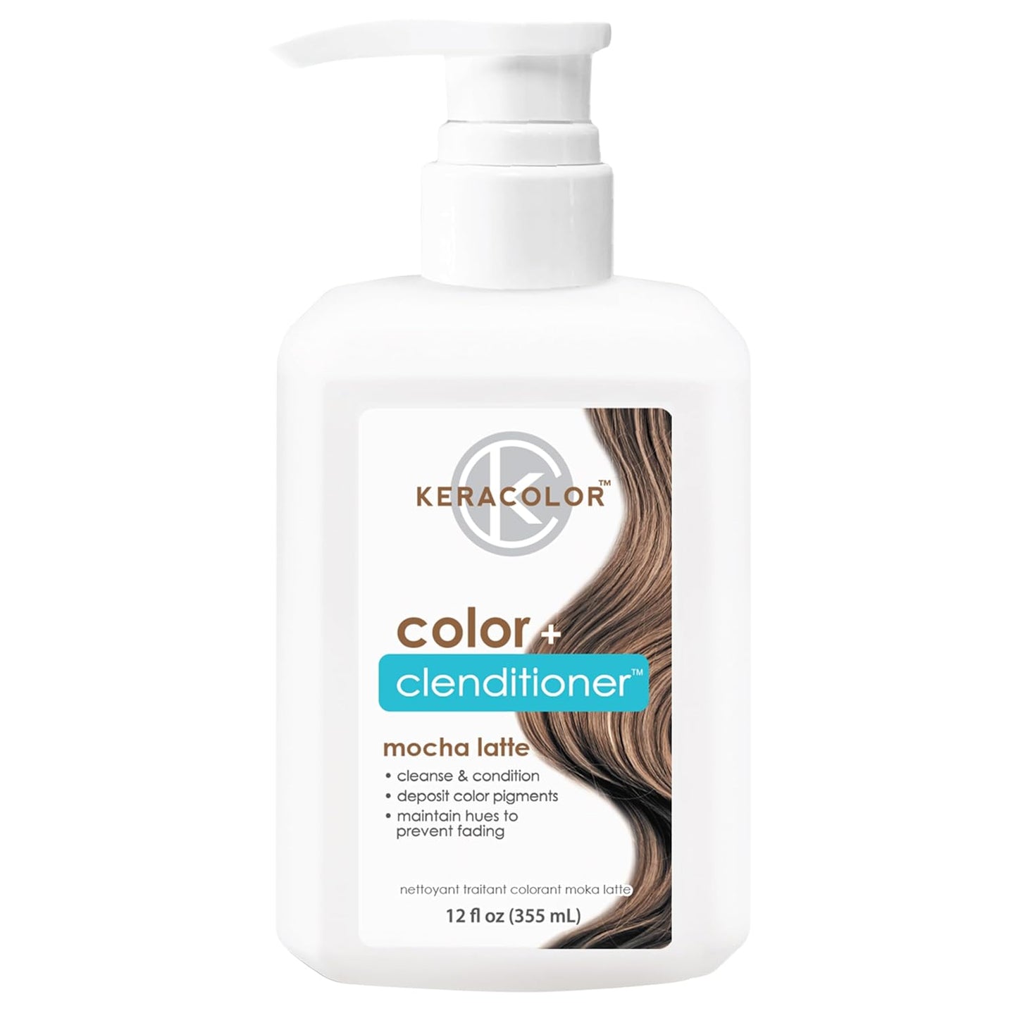 Color + Clenditioner 3-In-1 Color-Depositing Conditioner, Gently Cleanses & Conditions, Semi-Permanent Hair Color, 23 Shades, 12 Fl Oz
