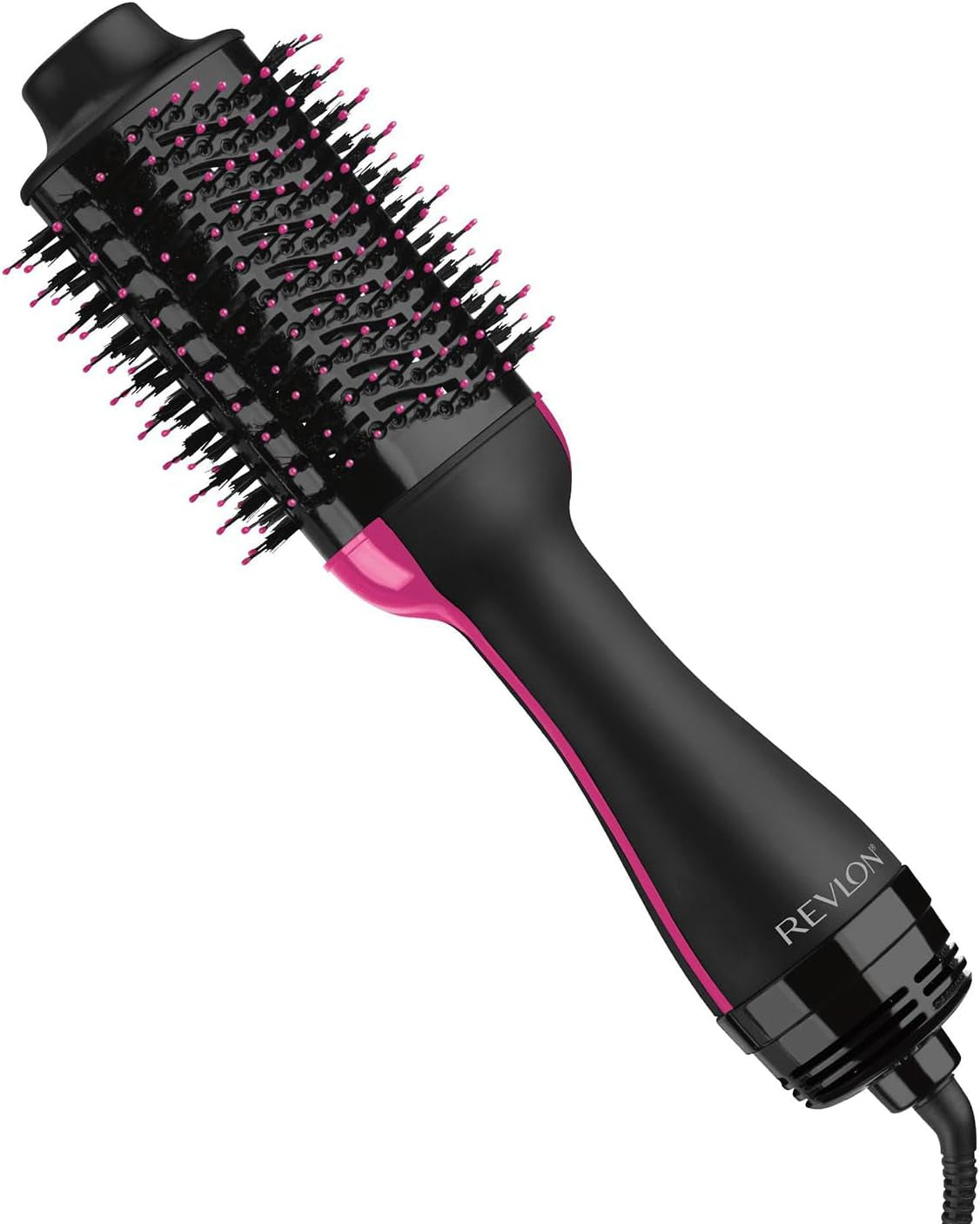 One-Step Volumizer Hair Dryer and Styler – Easy Salon-Style Blowouts – Less Frizz, More Shine, and Reduced Heat Damage, for All Hair Types and Lengths (Black)