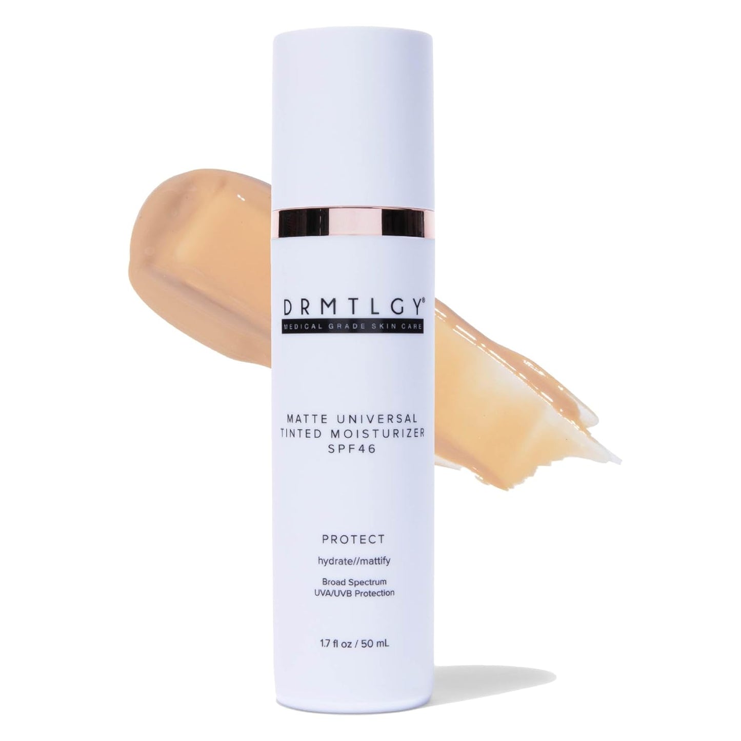 Anti-Aging Tinted Moisturizer SPF 46 – Sheer Face Sunscreen & Lightweight Makeup with Broad Spectrum UV Protection – Hydrating Skin Care & Face Moisturizer – 1.7 Oz