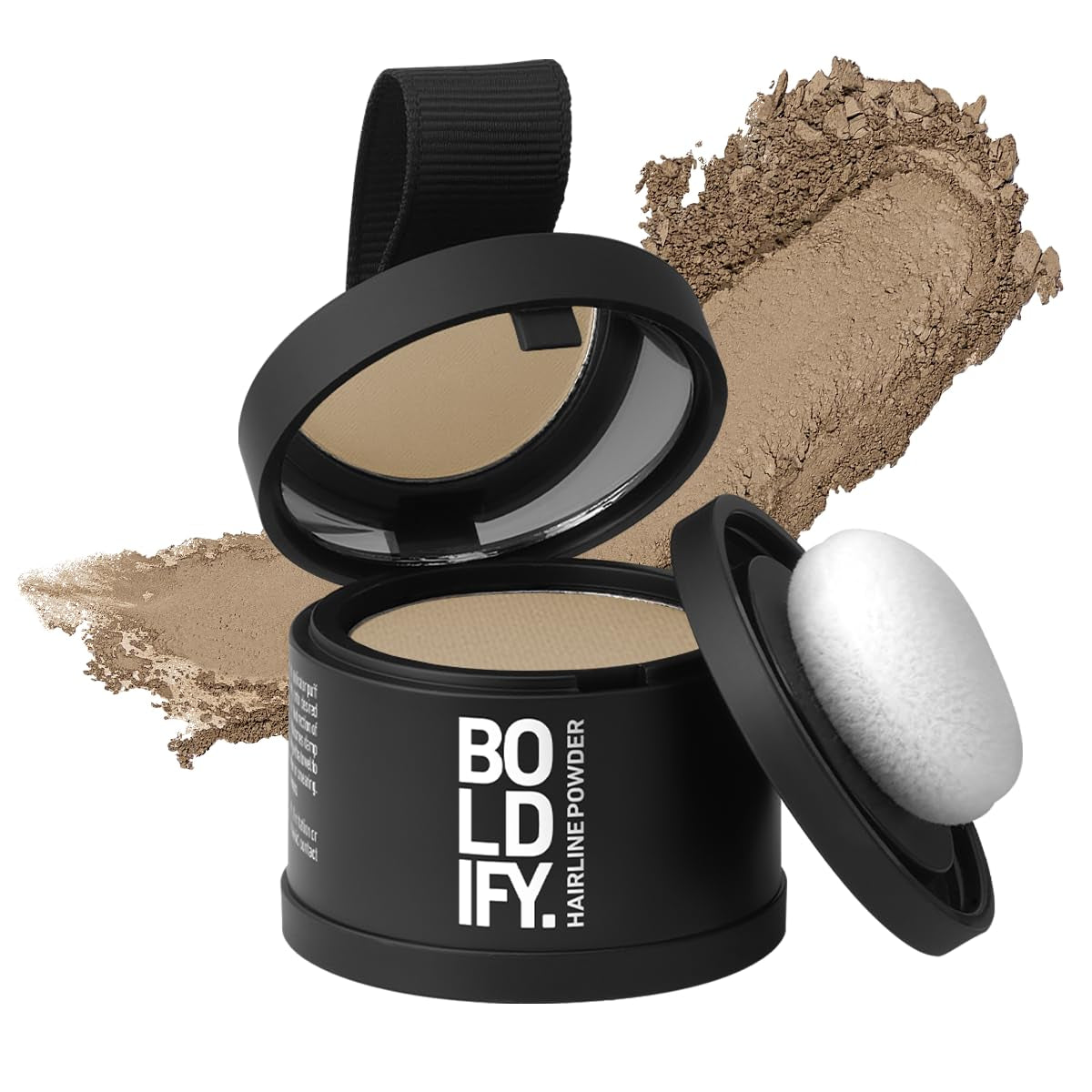 Hairline Powder - Root Touch up Hair Color for Gray Coverage - Bald Spot Concealing Hair Powder for Women & Men - 48-Hour Stain-Proof - Dark Brown