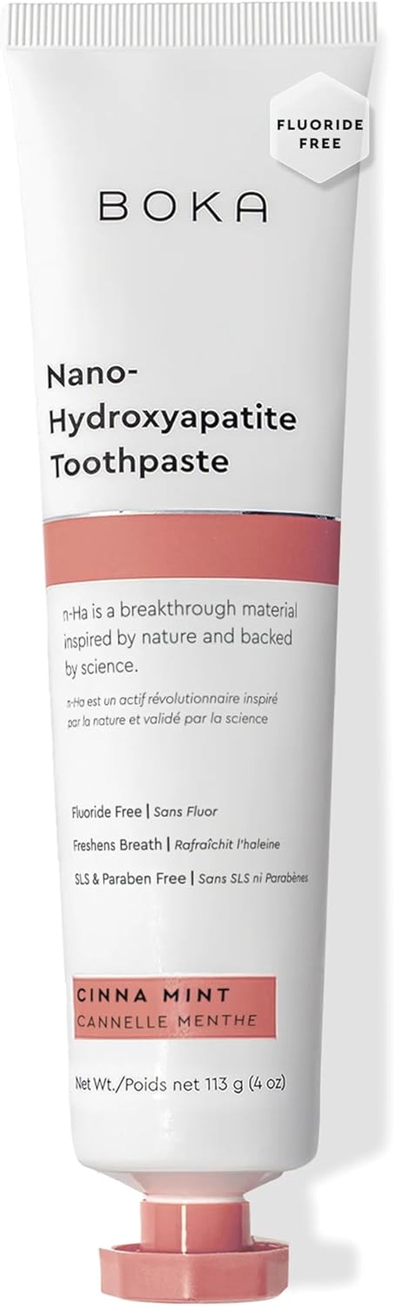 Fluoride Free Toothpaste, Nano Hydroxyapatite Toothpaste, Appropriate for Sensitive Teeth - for Adult, Kids Oral Care - Ela Mint Flavor, 4 Fl Oz 1Pk US Manufactured
