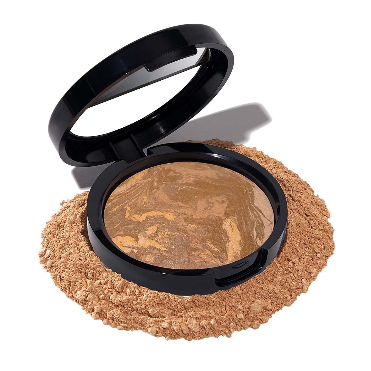 Award-Winning Baked Balance-N-Brighten Color Correcting Powder Foundation - Fair - Buildable Light to Medium Coverage - Demi-Matte Natural Finish