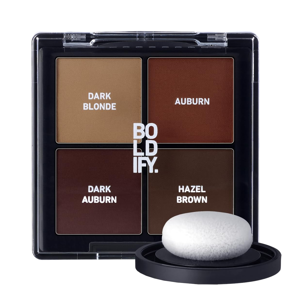 Hairline Powder - Root Touch up Hair Color for Gray Coverage - Bald Spot Concealing Hair Powder for Women & Men - 48-Hour Stain-Proof - Dark Brown