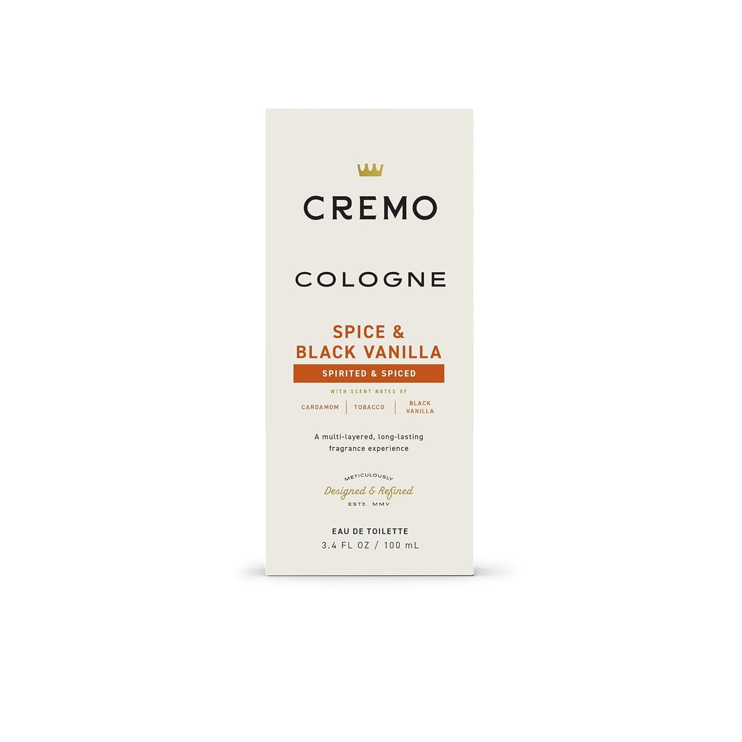 Cologne for Men - Spice & Black Vanilla Mens Cologne Spray, an Explosion of Vibrant Spices, Dark Woods and Black Vanilla, Multi-Layered Signature Men'S Fragrances, 3.4 Fl Oz