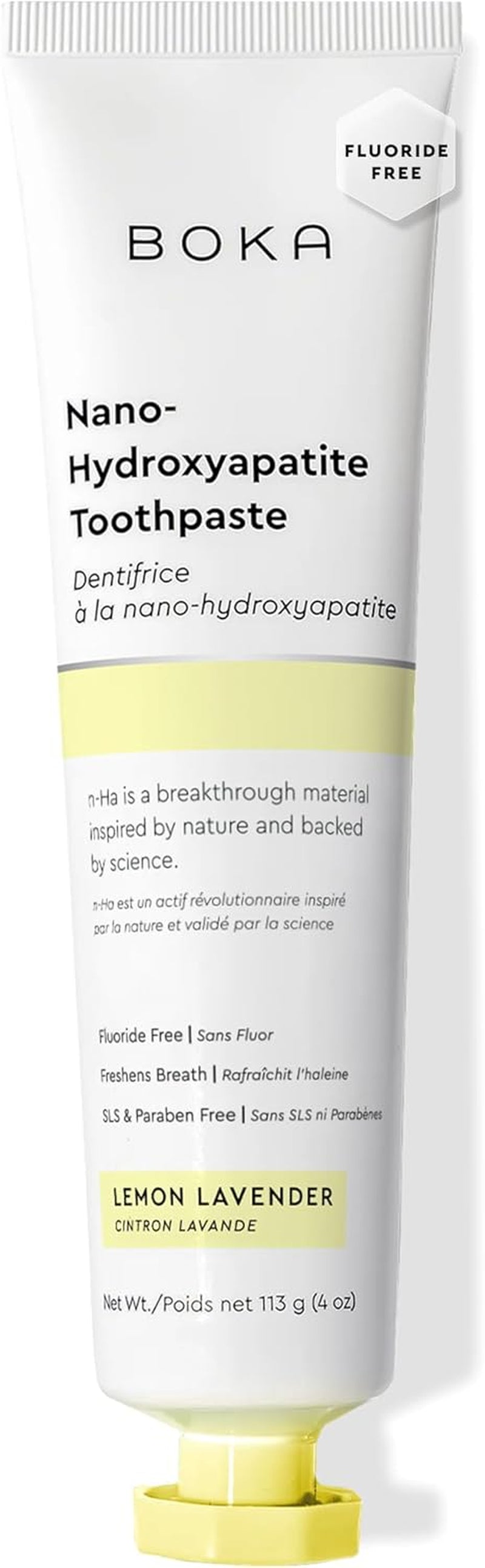 Fluoride Free Toothpaste, Nano Hydroxyapatite Toothpaste, Appropriate for Sensitive Teeth - for Adult, Kids Oral Care - Ela Mint Flavor, 4 Fl Oz 1Pk US Manufactured