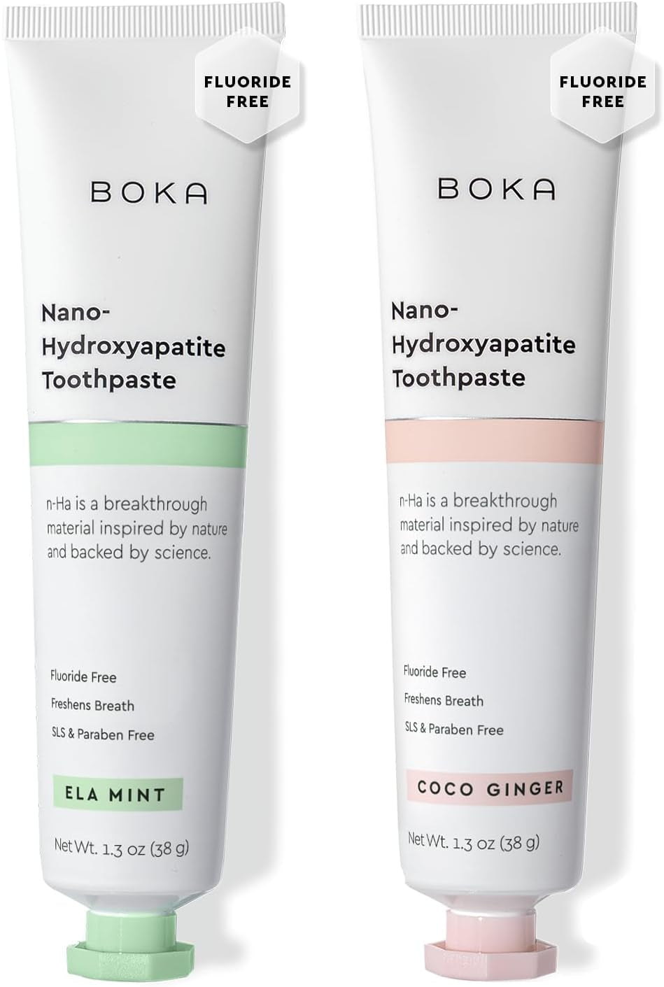 Fluoride Free Toothpaste, Nano Hydroxyapatite Toothpaste, Appropriate for Sensitive Teeth - for Adult, Kids Oral Care - Ela Mint Flavor, 4 Fl Oz 1Pk US Manufactured