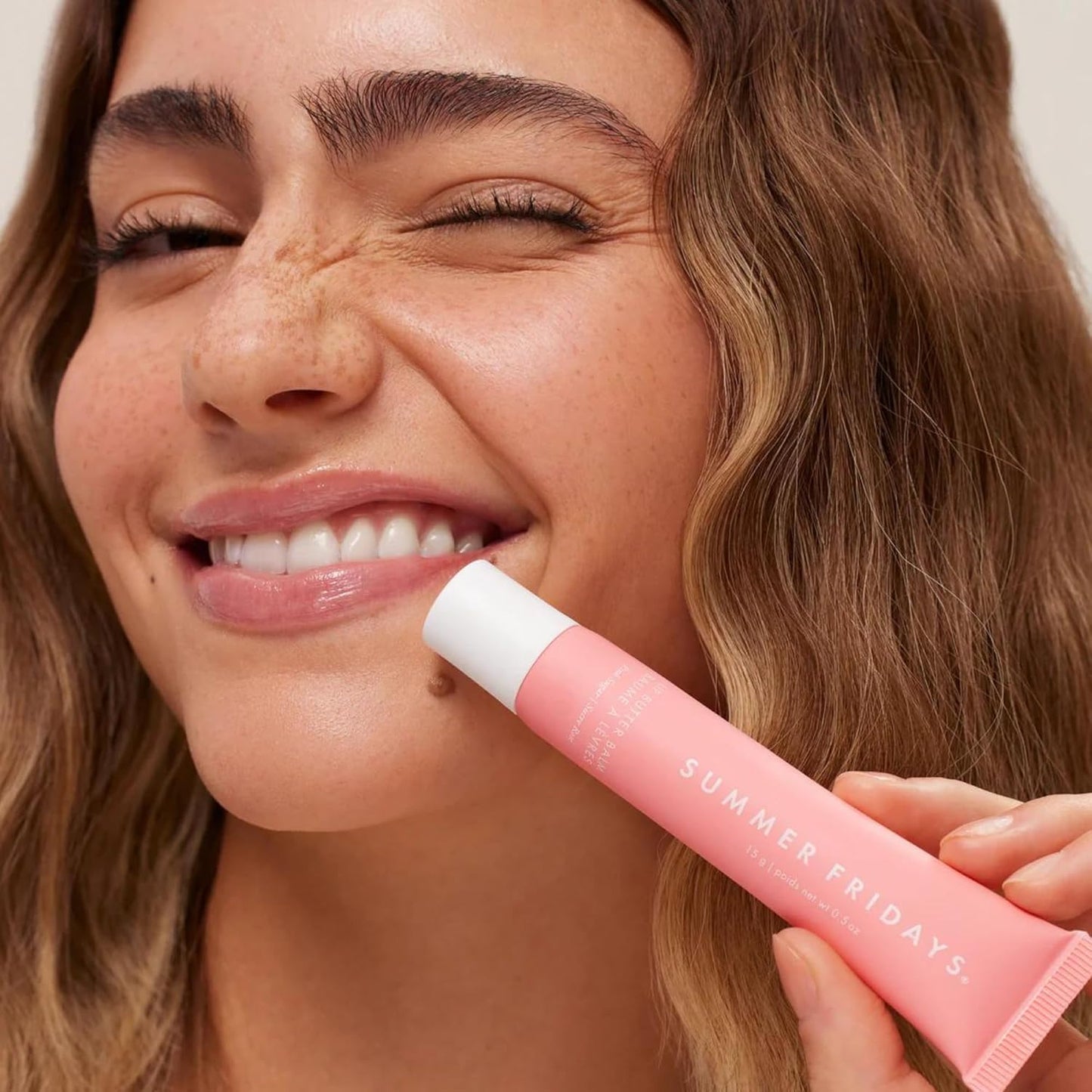 Tinted Lip Butter Balm - Conditioning Vegan Lip Balm for Instant Moisture, Shine & Hydration - Sheer-Tinted, Soothing Skincare - Pink Sugar (.5 Oz)