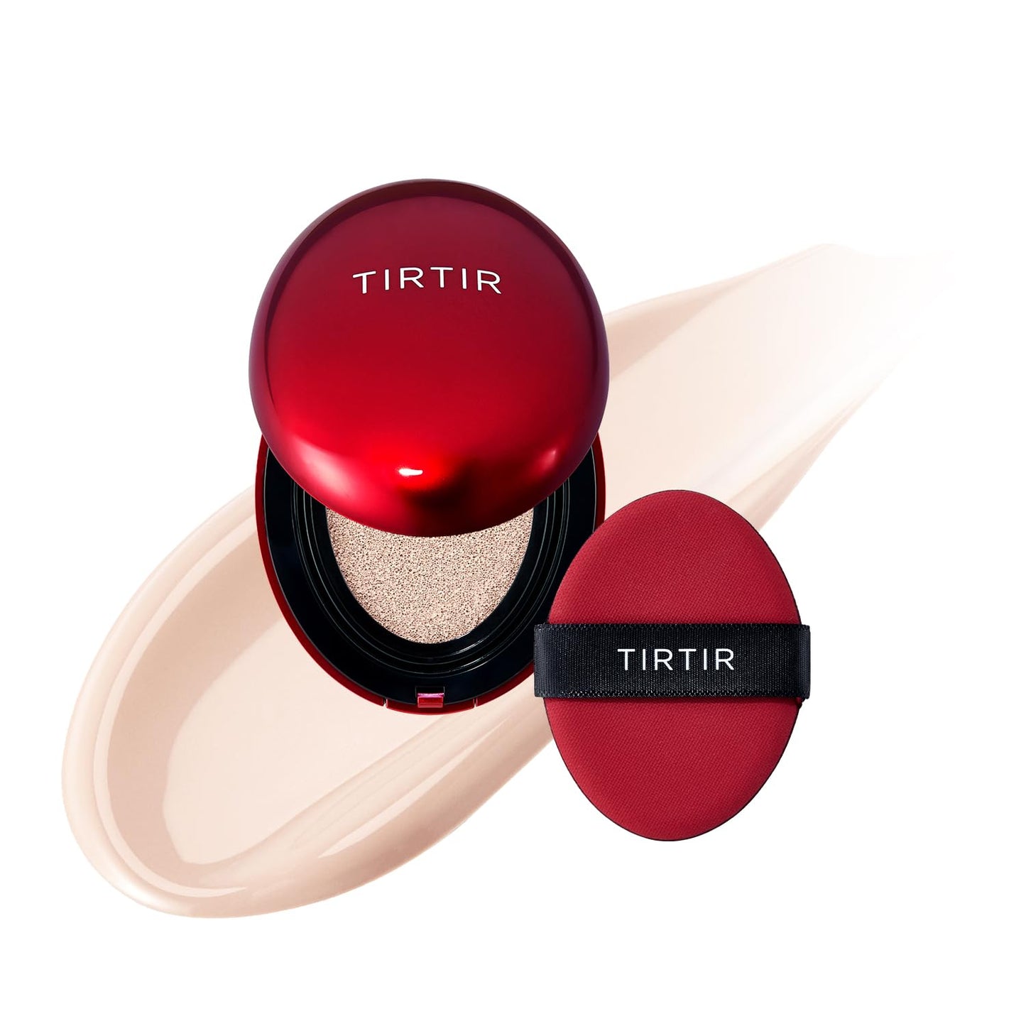 Mask Fit Red Cushion Foundation | Full Coverage, Weightless, Skin Fit, Satin Glow Finish, Korean Makeup BB Foundation, Beauty, Tattoo Cover Up, Buildable (#23N Sand, 0.63 Fl Oz)