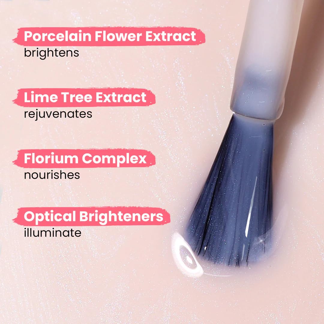 Illuminating Nail Concealer - Sheer Brightening Nail Polish & Strengthener for Yellowing, Damaged or Discolored Nails, Natural Nail Perfector, 21+ Free, 0.4 Fl Oz