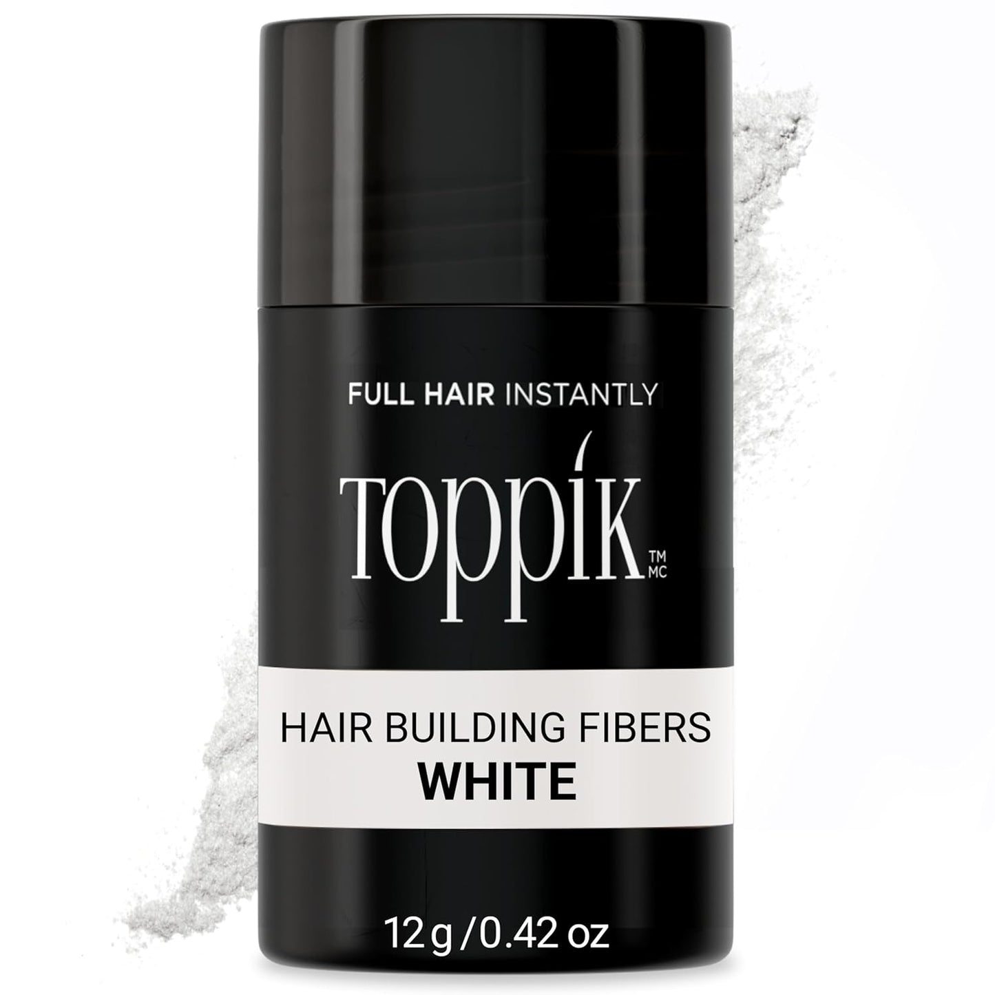 Toppik Hair Building Fibers, Fill in Fine or Thinning Hair Instantly Thicker, Fuller Looking Hair 9 Shades,4 Size Options