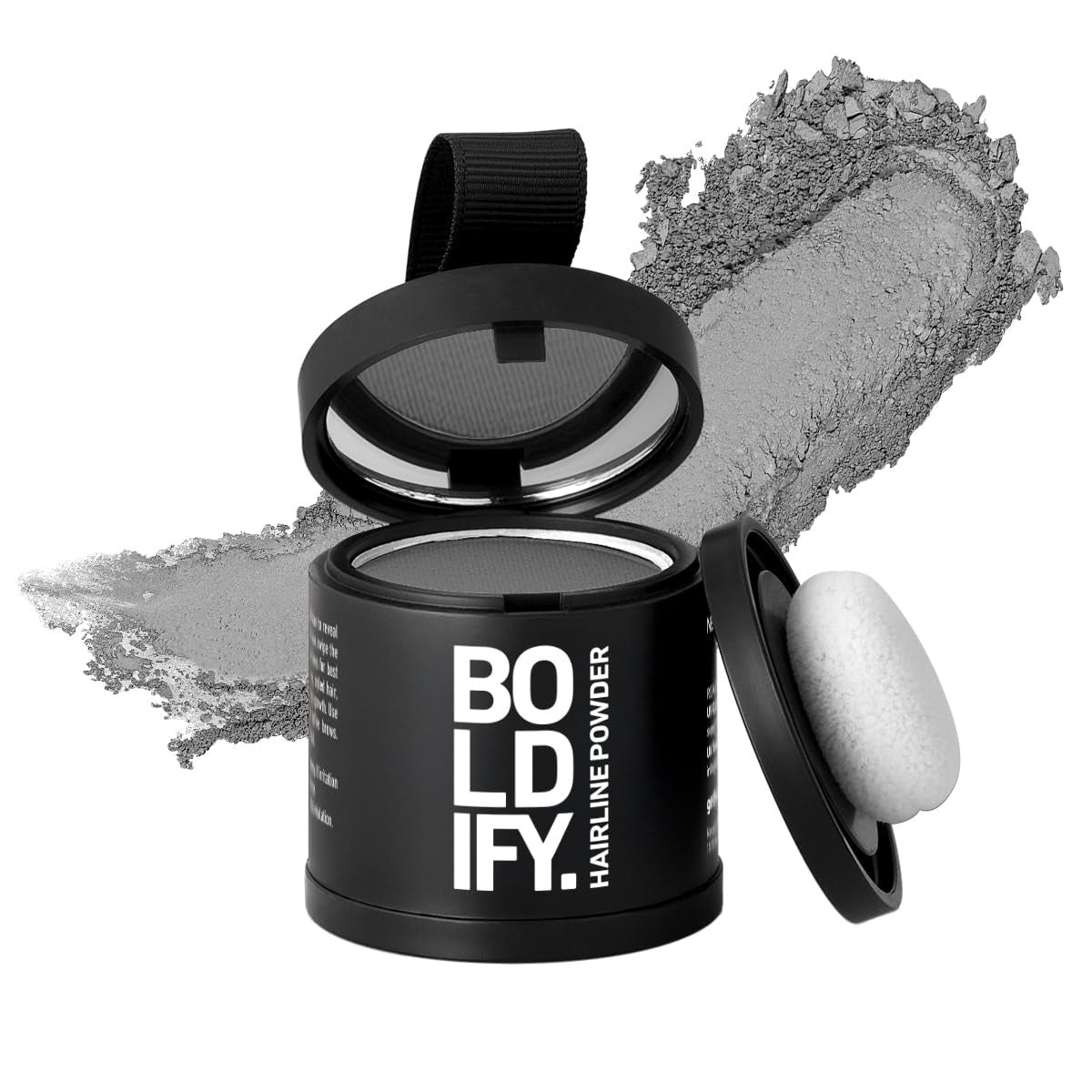 Hairline Powder - Root Touch up Hair Color for Gray Coverage - Bald Spot Concealing Hair Powder for Women & Men - 48-Hour Stain-Proof - Dark Brown