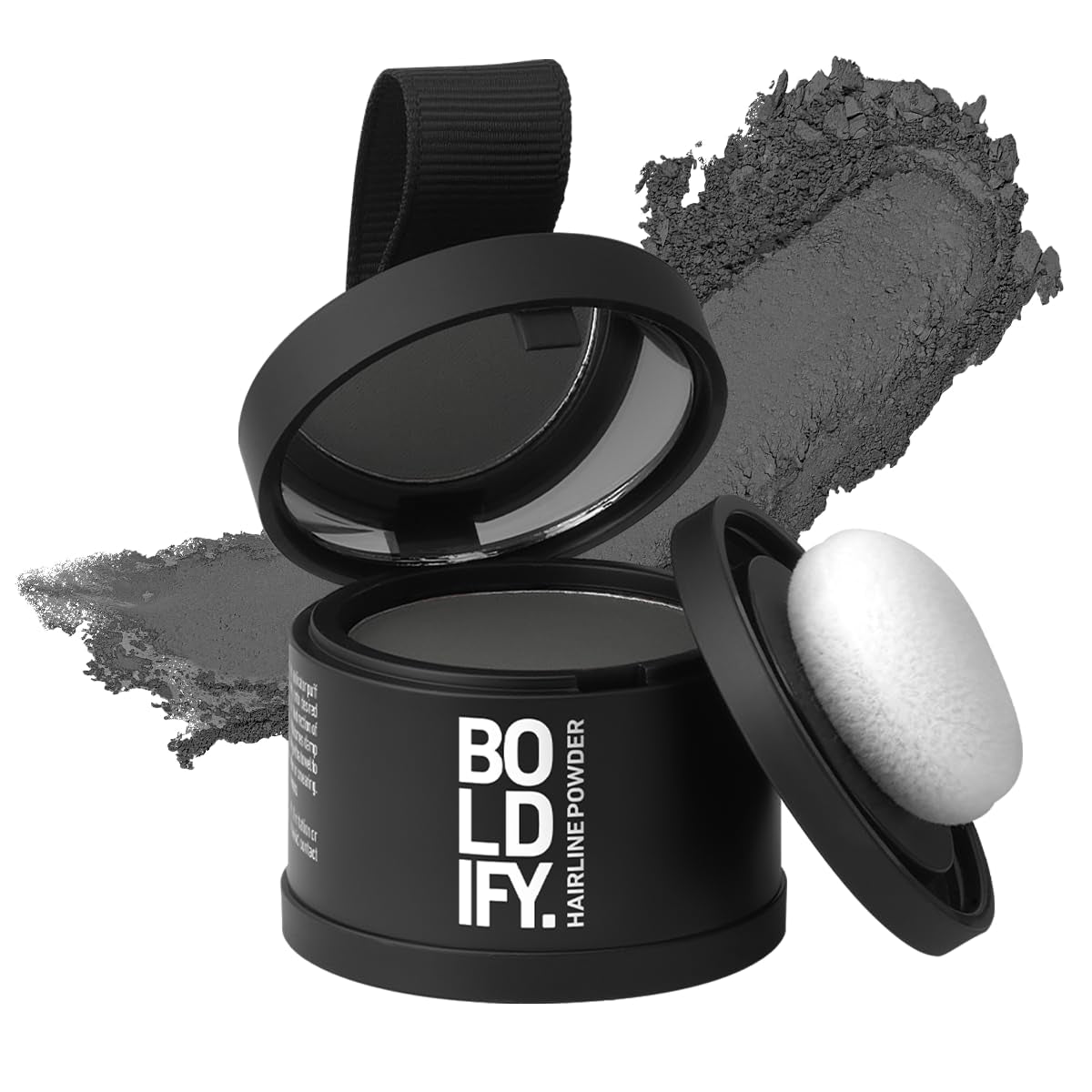Hairline Powder - Root Touch up Hair Color for Gray Coverage - Bald Spot Concealing Hair Powder for Women & Men - 48-Hour Stain-Proof - Dark Brown