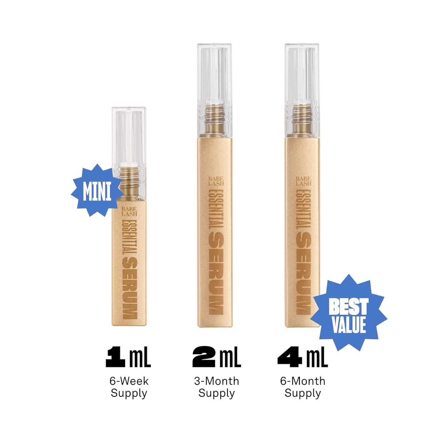 Lash Serum - Fuller & Longer Looking Eyelashes, Advanced Lash Enhancing Treatment for Natural Lashes, Extensions & Eyebrows, Vegan & Cruelty-Free