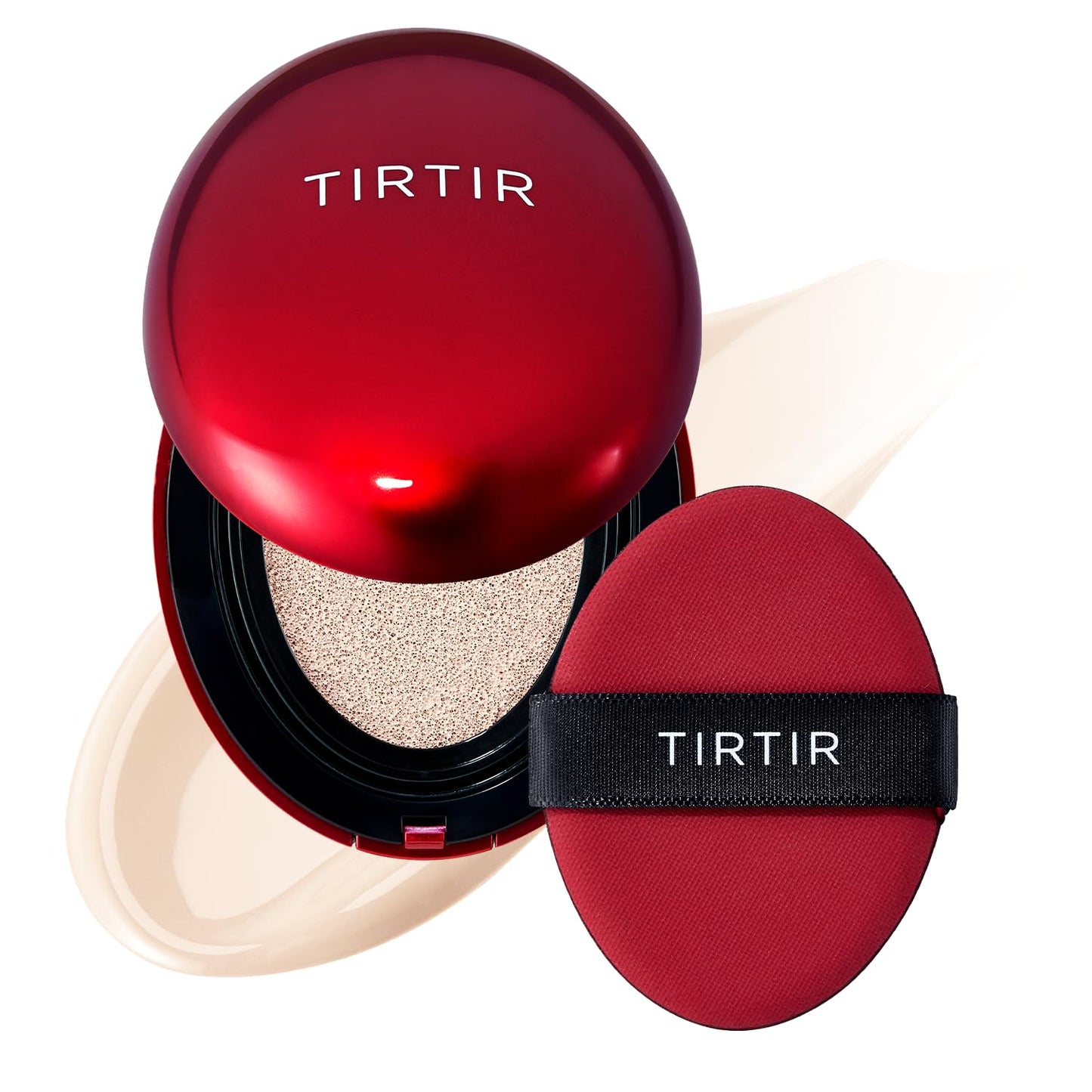 Mask Fit Red Cushion Foundation | Full Coverage, Weightless, Skin Fit, Satin Glow Finish, Korean Makeup BB Foundation, Beauty, Tattoo Cover Up, Buildable (#23N Sand, 0.63 Fl Oz)