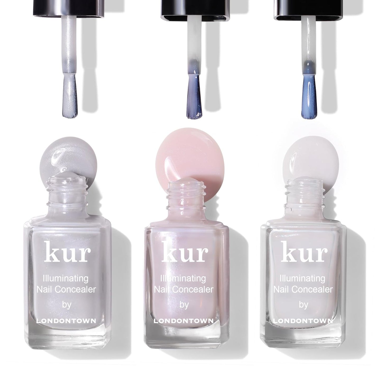 Illuminating Nail Concealer - Sheer Brightening Nail Polish & Strengthener for Yellowing, Damaged or Discolored Nails, Natural Nail Perfector, 21+ Free, 0.4 Fl Oz