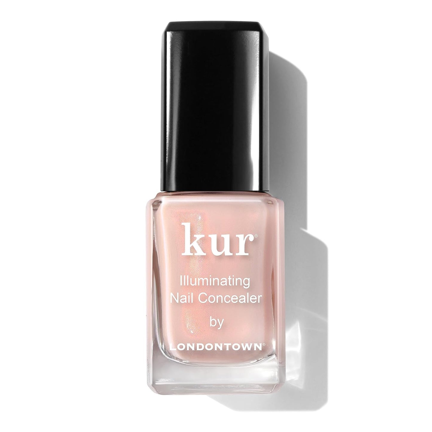 Illuminating Nail Concealer - Sheer Brightening Nail Polish & Strengthener for Yellowing, Damaged or Discolored Nails, Natural Nail Perfector, 21+ Free, 0.4 Fl Oz