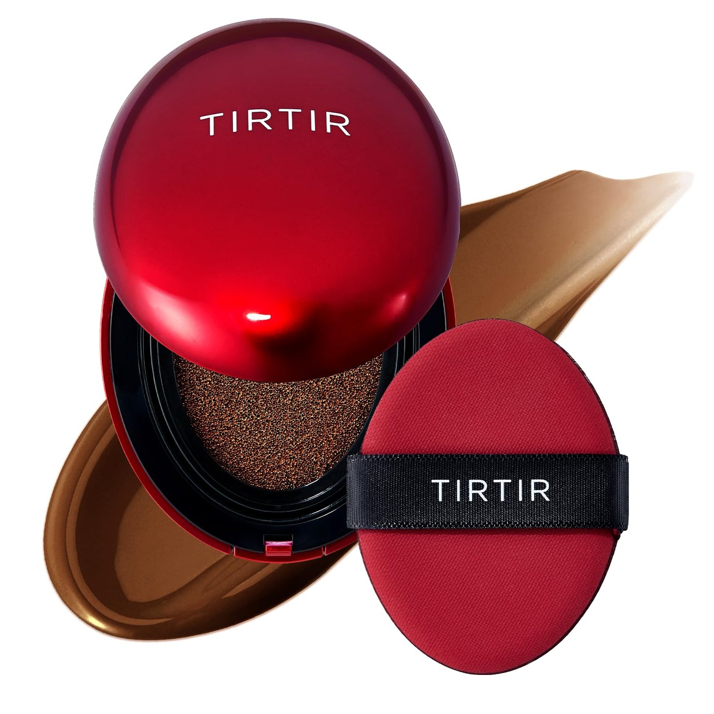 Mask Fit Red Cushion Foundation | Full Coverage, Weightless, Skin Fit, Satin Glow Finish, Korean Makeup BB Foundation, Beauty, Tattoo Cover Up, Buildable (#23N Sand, 0.63 Fl Oz)