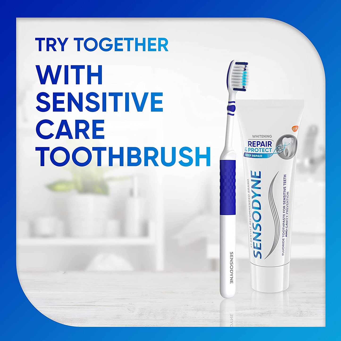 Repair and Protect Whitening Toothpaste, Toothpaste for Sensitive Teeth and Cavity Prevention, 3.4 Oz (Pack of 2)