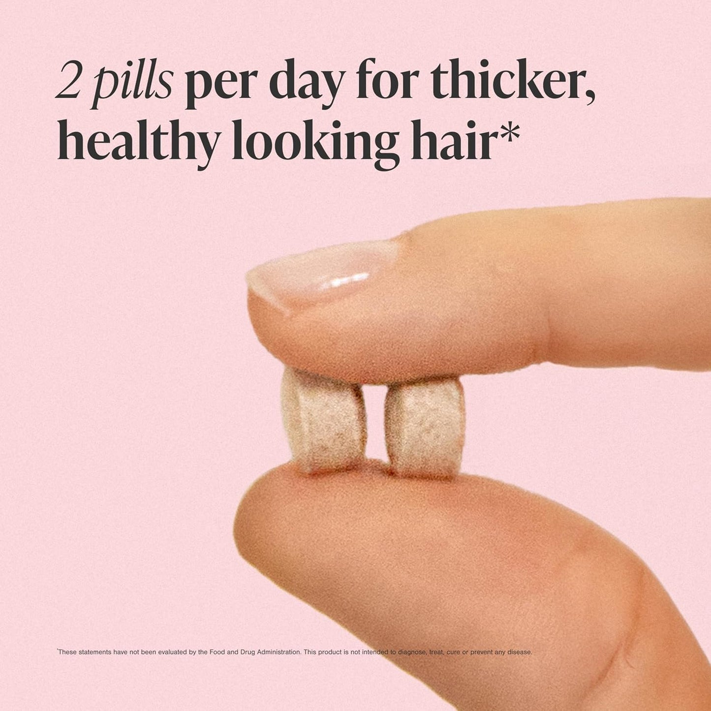 Hair Growth Supplements for Women for Thicker, Fuller Hair, Nourishes Thinning & Loss, with Proprietary Collagen Complex, 60 Tablets, 1 Month Supply