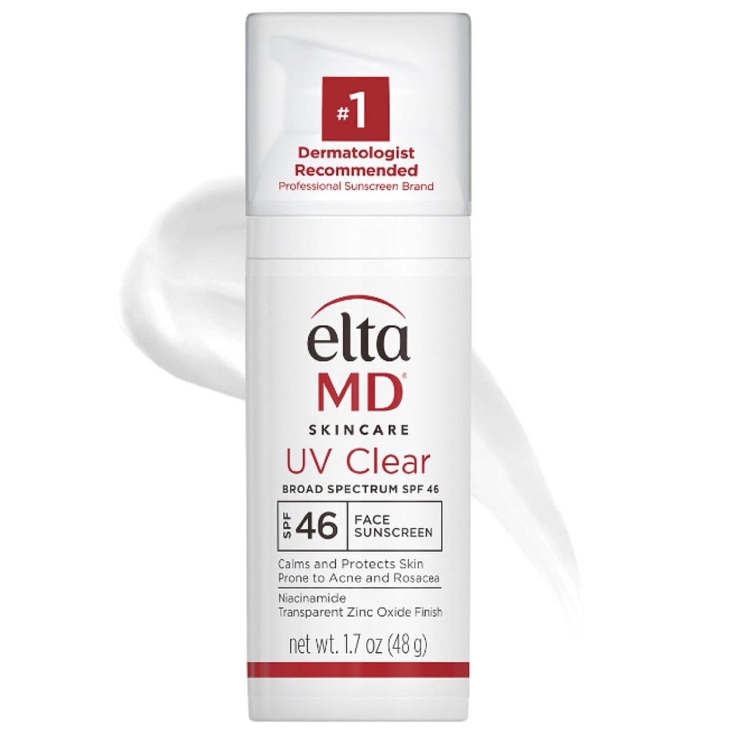 UV Clear Face Sunscreen SPF 46, Oil-Free Sunscreen with Zinc Oxide, Dermatologist Recommended