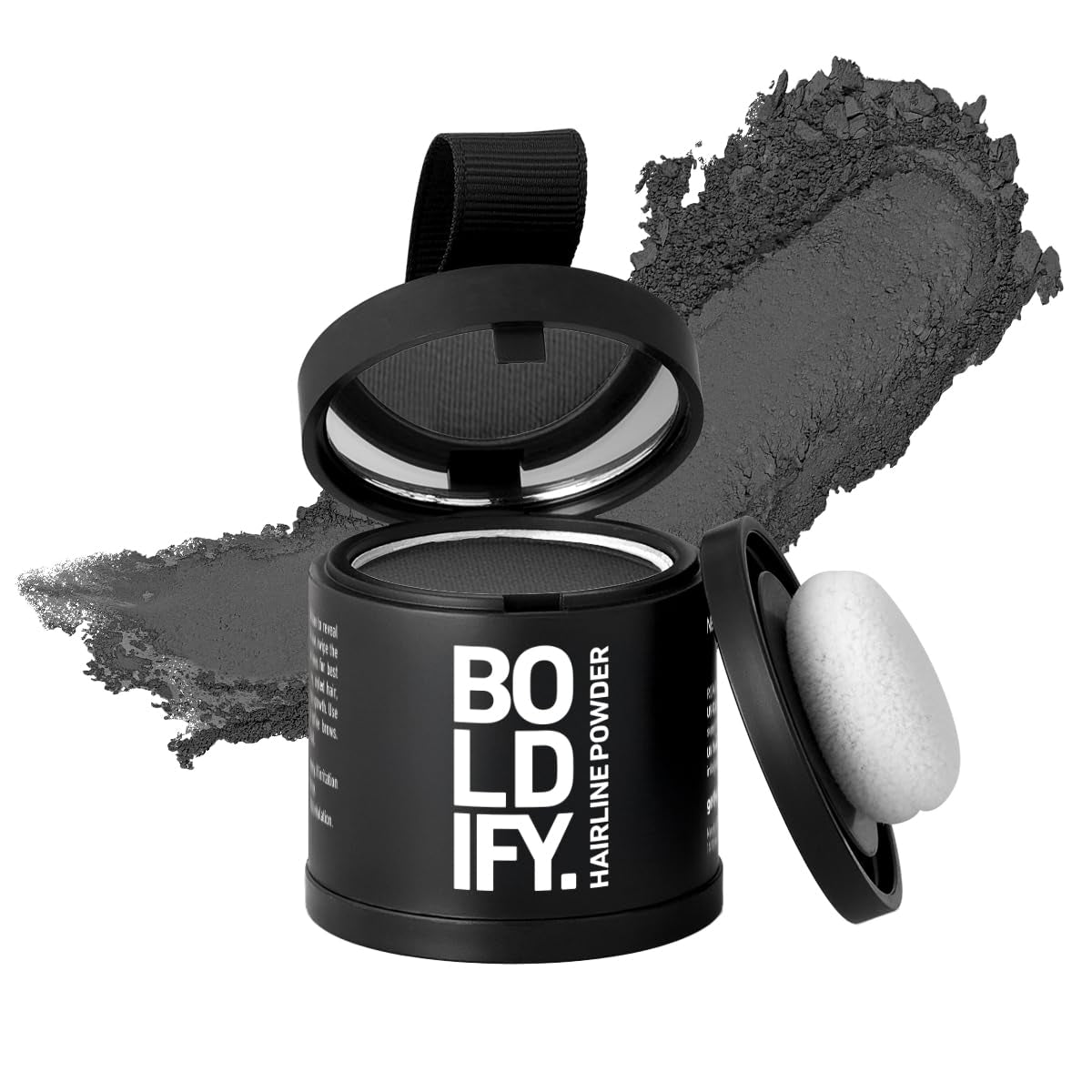 Hairline Powder - Root Touch up Hair Color for Gray Coverage - Bald Spot Concealing Hair Powder for Women & Men - 48-Hour Stain-Proof - Dark Brown