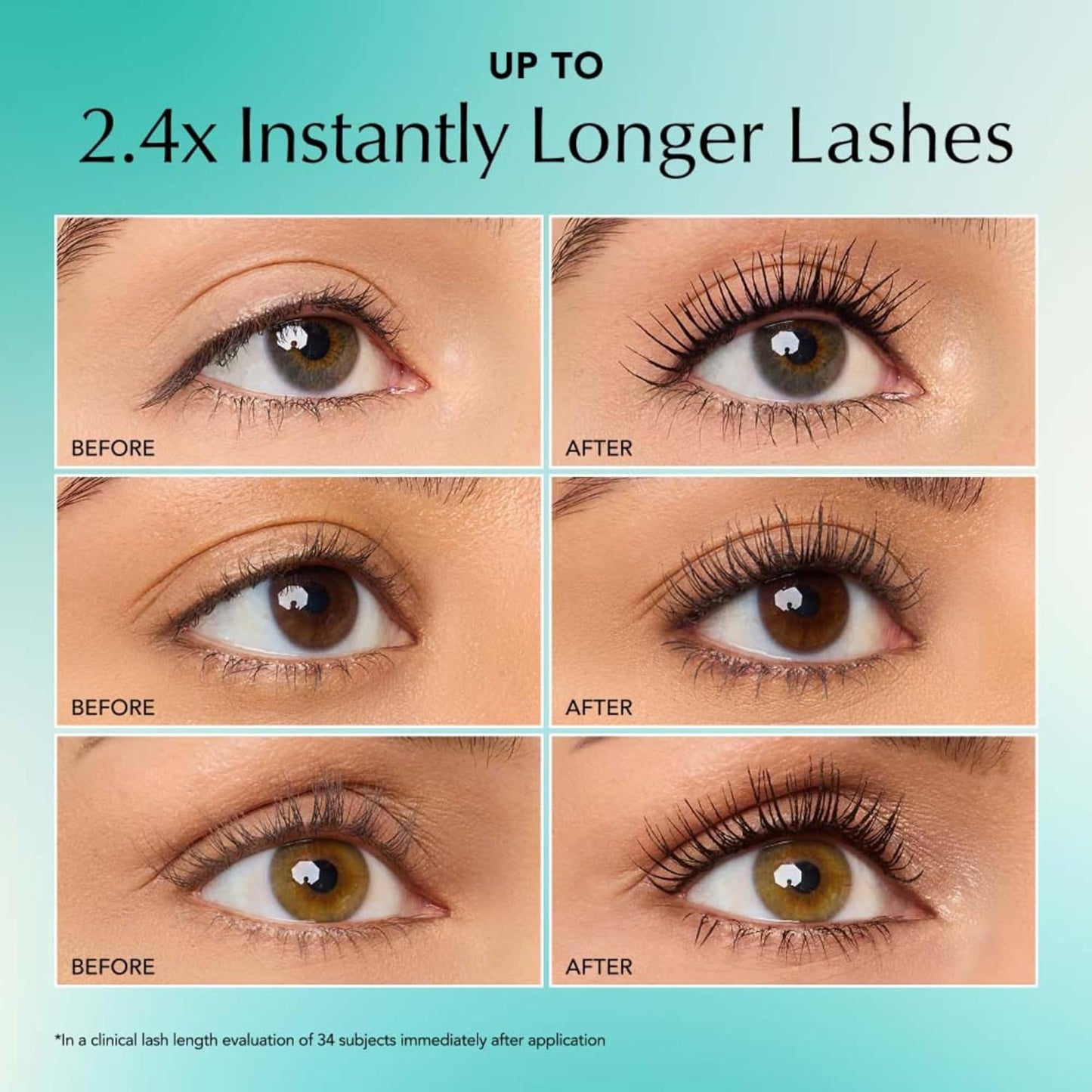 Liquid Lash Extensions Mascara, Tubing Thrive Mascara Lengthening, Volumizing & Curling, Smudge Proof, Washable, No Clumping or Flaking, Vegan & Cruelty Free, Brynn (Rich Black)