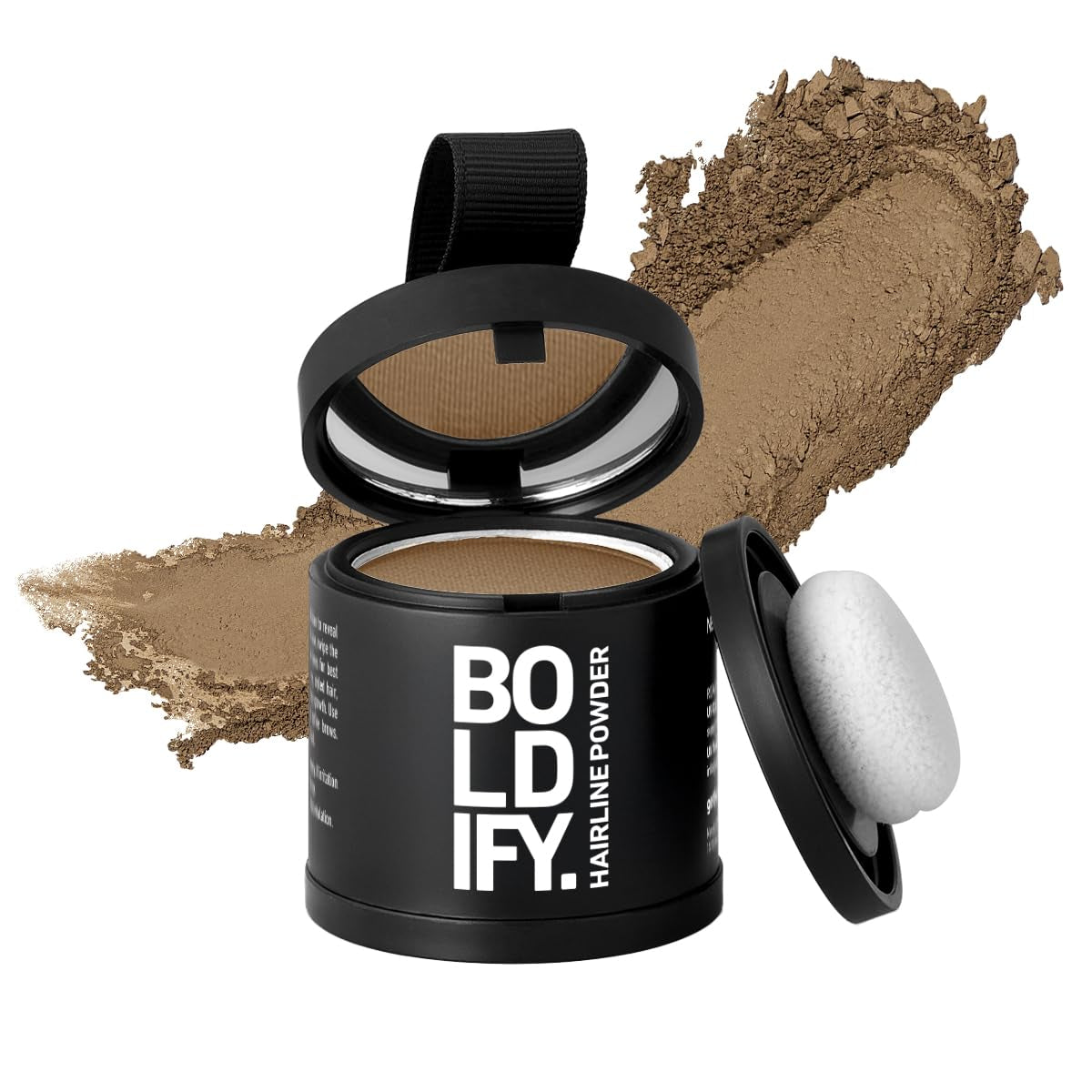 Hairline Powder - Root Touch up Hair Color for Gray Coverage - Bald Spot Concealing Hair Powder for Women & Men - 48-Hour Stain-Proof - Dark Brown