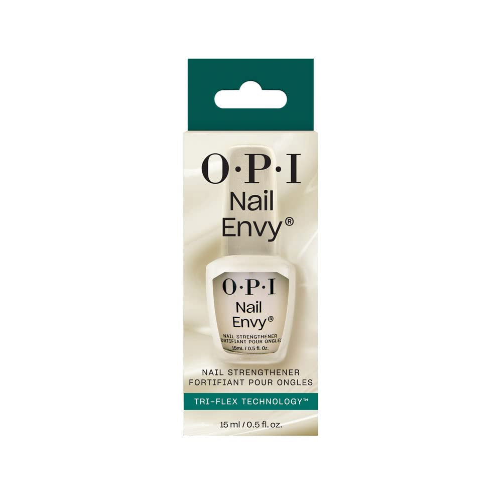 Nail Envy Nail Strengthener | Clear & Opaque Crème Nail Polish Treatment | Strengthen Weak & Thin Nails