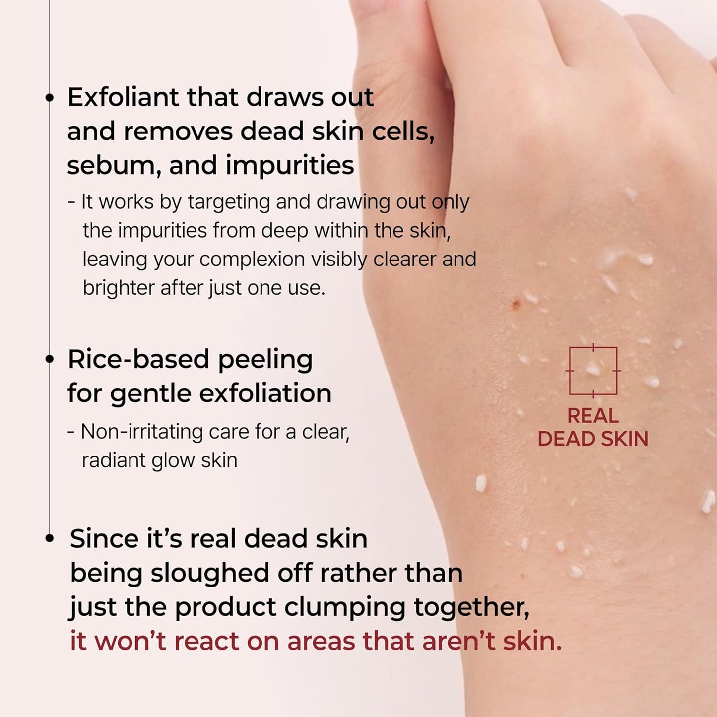 Peel Shot Glow Rice Peeling Ampoule, Soft Exfoliating Face and Body Scrub Dead Skin Cells Remover for All Skin Types Korean Skin Care 80Ml (BLACK RICE)