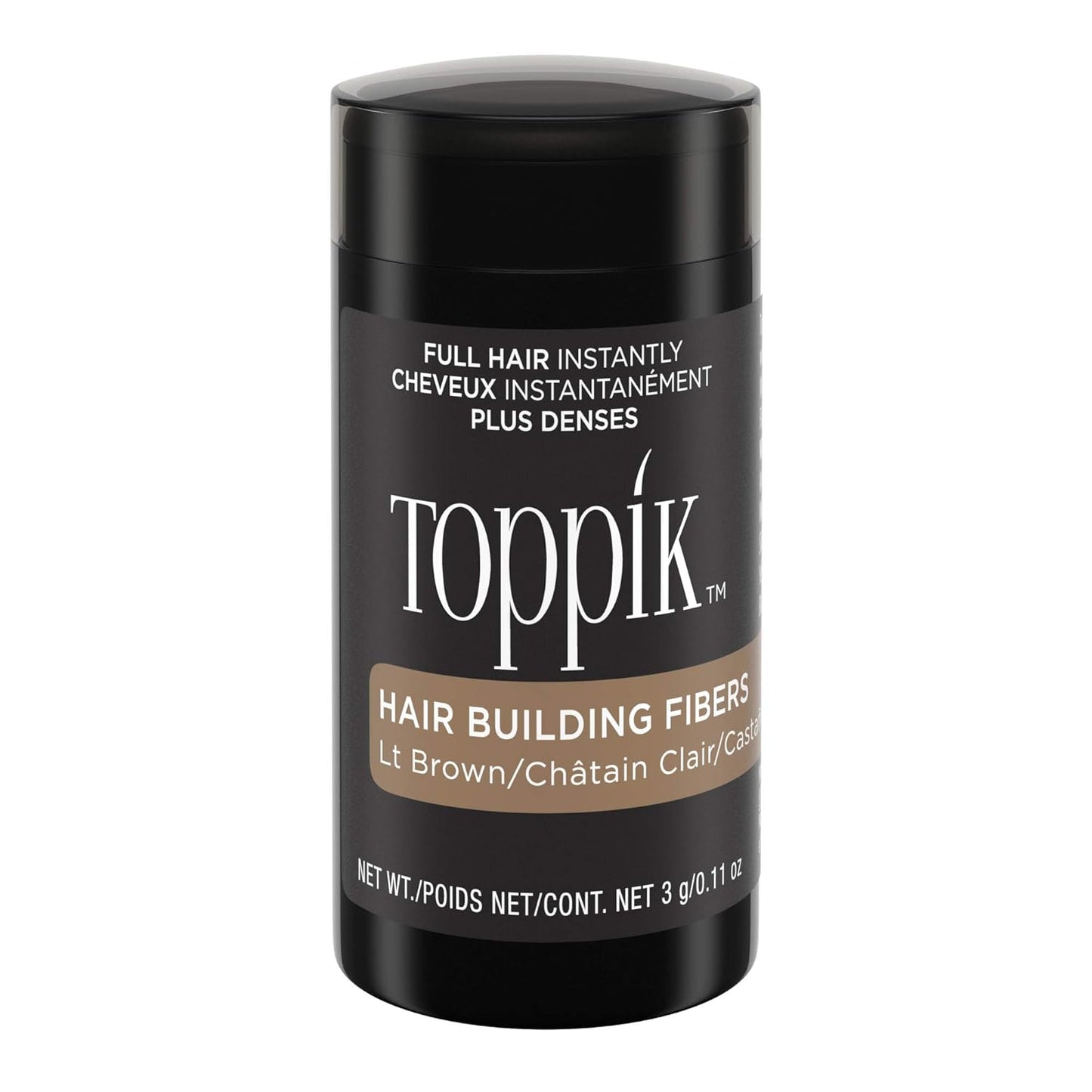 Toppik Hair Building Fibers, Fill in Fine or Thinning Hair Instantly Thicker, Fuller Looking Hair 9 Shades,4 Size Options