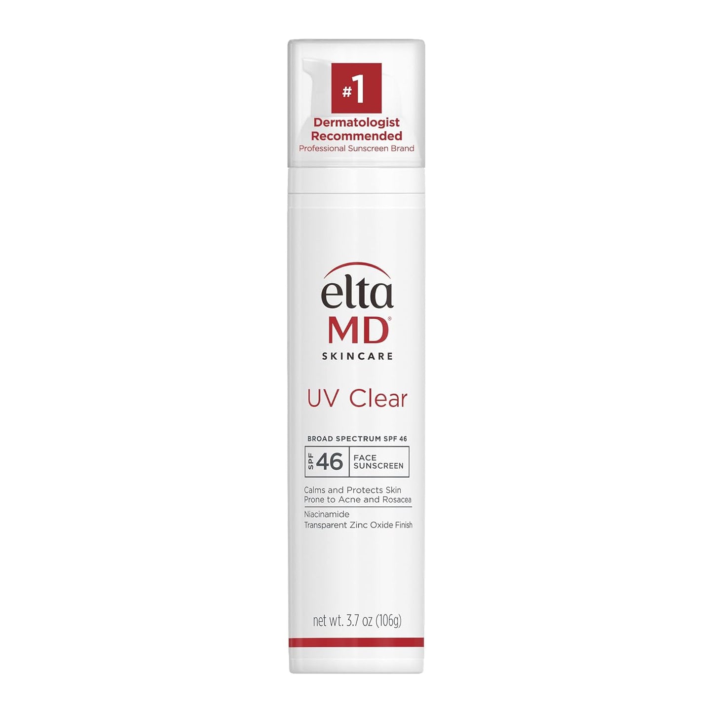 UV Clear Face Sunscreen SPF 46, Oil-Free Sunscreen with Zinc Oxide, Dermatologist Recommended