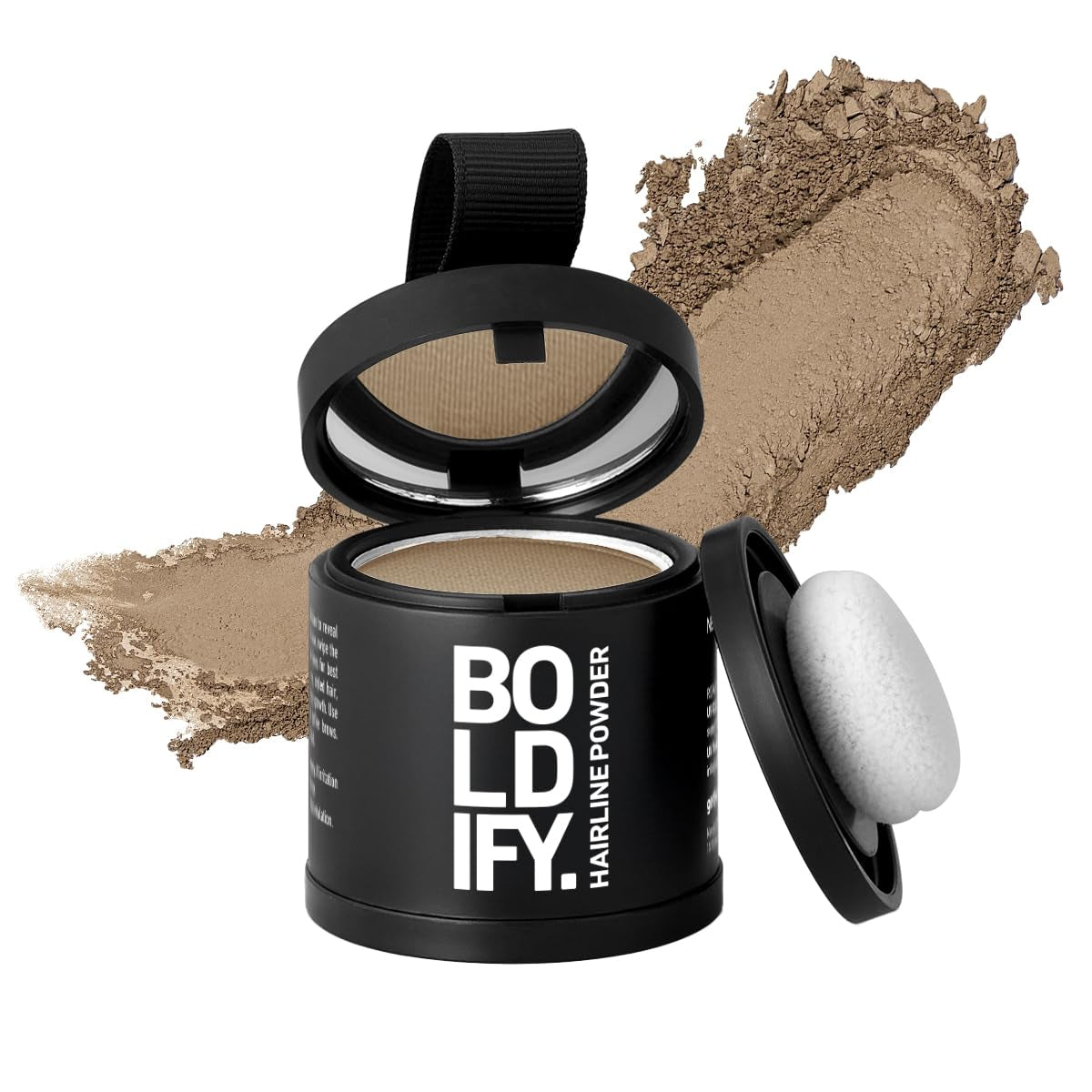 Hairline Powder - Root Touch up Hair Color for Gray Coverage - Bald Spot Concealing Hair Powder for Women & Men - 48-Hour Stain-Proof - Dark Brown