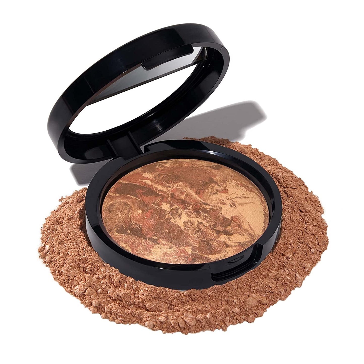 Award-Winning Baked Balance-N-Brighten Color Correcting Powder Foundation - Fair - Buildable Light to Medium Coverage - Demi-Matte Natural Finish