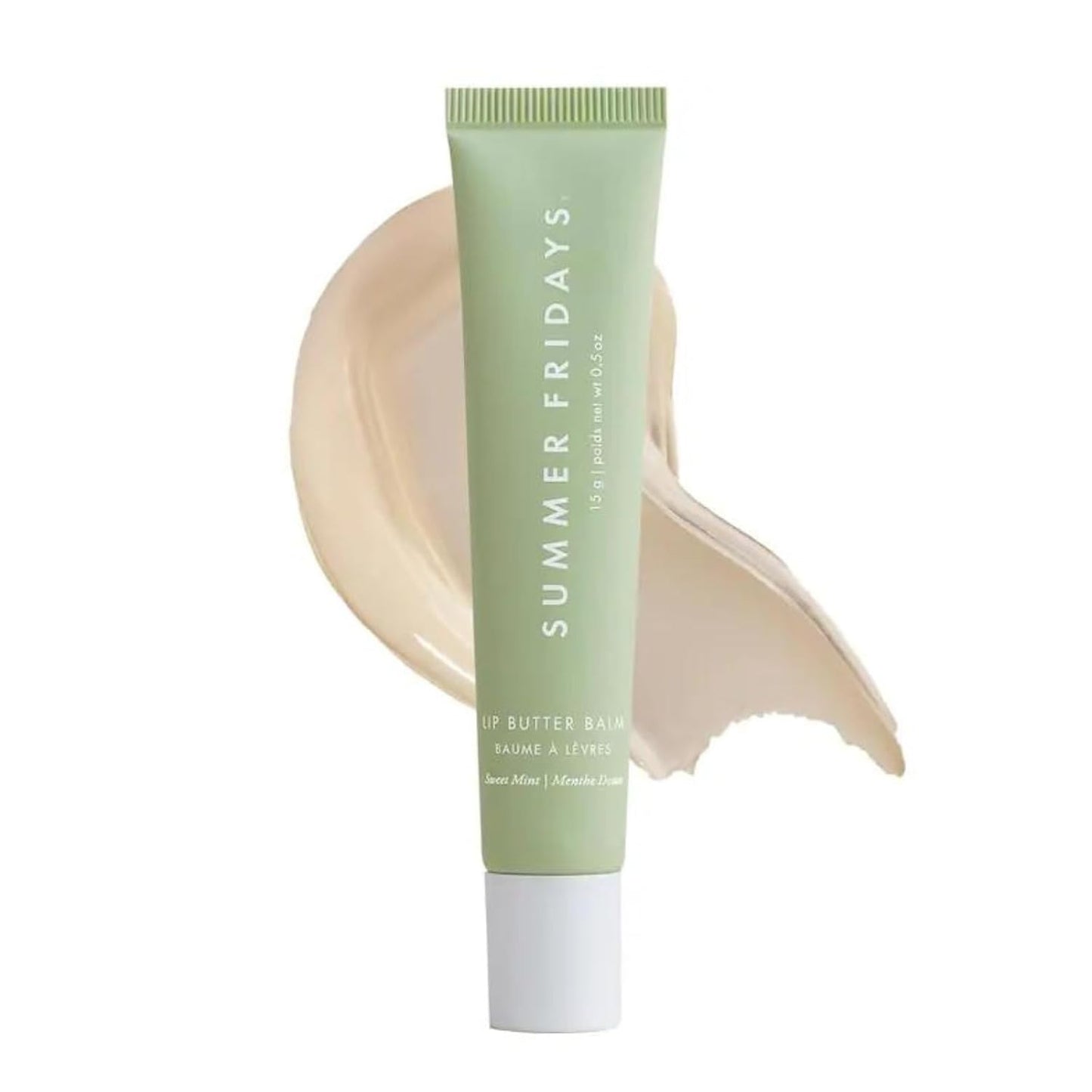 Tinted Lip Butter Balm - Conditioning Vegan Lip Balm for Instant Moisture, Shine & Hydration - Sheer-Tinted, Soothing Skincare - Pink Sugar (.5 Oz)