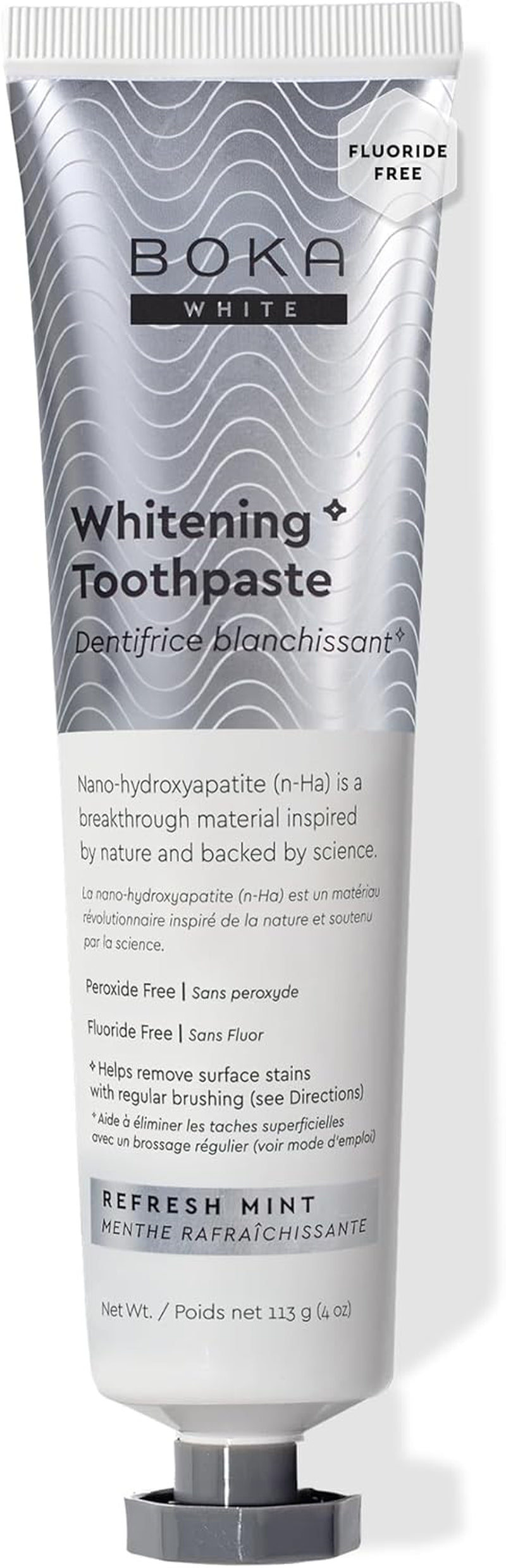 Fluoride Free Toothpaste, Nano Hydroxyapatite Toothpaste, Appropriate for Sensitive Teeth - for Adult, Kids Oral Care - Ela Mint Flavor, 4 Fl Oz 1Pk US Manufactured