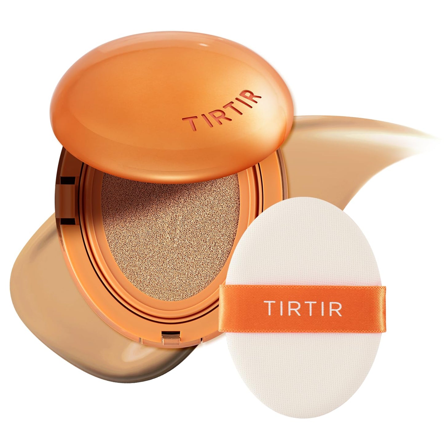 Mask Fit Ai Filter Cushion Foundation | Ai-Like Semi-Matte Finish - up to 72-Hour Medium to Full Coverage Korean BB Cushion Make up Beauty, #23N Sand, 0.63 Fl Oz