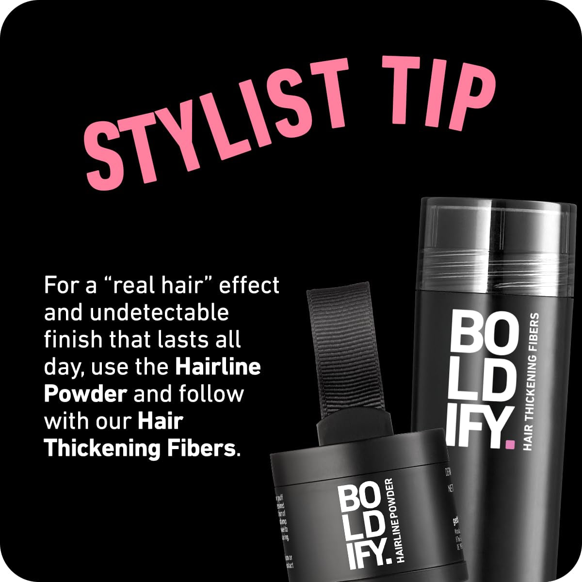 Hairline Powder - Root Touch up Hair Color for Gray Coverage - Bald Spot Concealing Hair Powder for Women & Men - 48-Hour Stain-Proof - Dark Brown