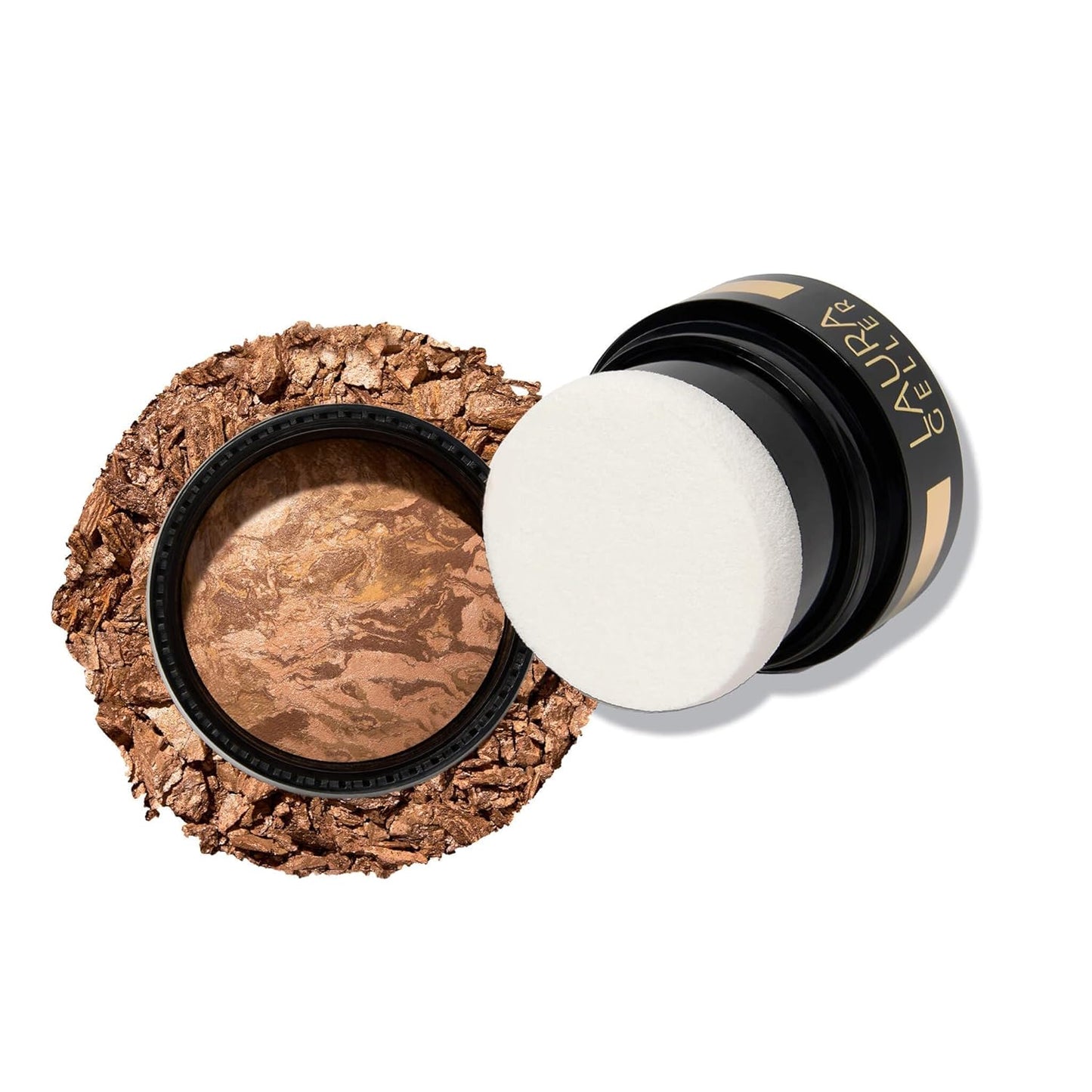 Award-Winning Baked Balance-N-Brighten Color Correcting Powder Foundation - Fair - Buildable Light to Medium Coverage - Demi-Matte Natural Finish