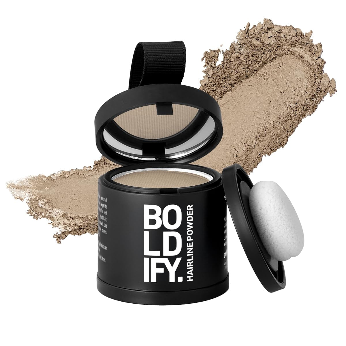 Hairline Powder - Root Touch up Hair Color for Gray Coverage - Bald Spot Concealing Hair Powder for Women & Men - 48-Hour Stain-Proof - Dark Brown
