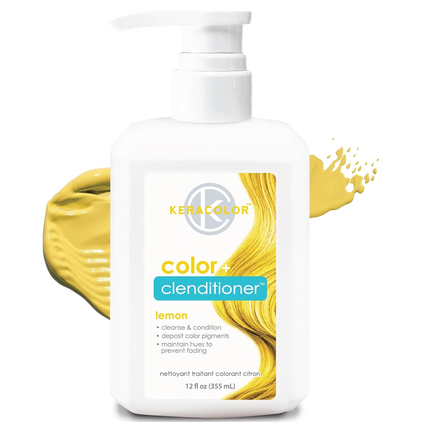 Color + Clenditioner 3-In-1 Color-Depositing Conditioner, Gently Cleanses & Conditions, Semi-Permanent Hair Color, 23 Shades, 12 Fl Oz