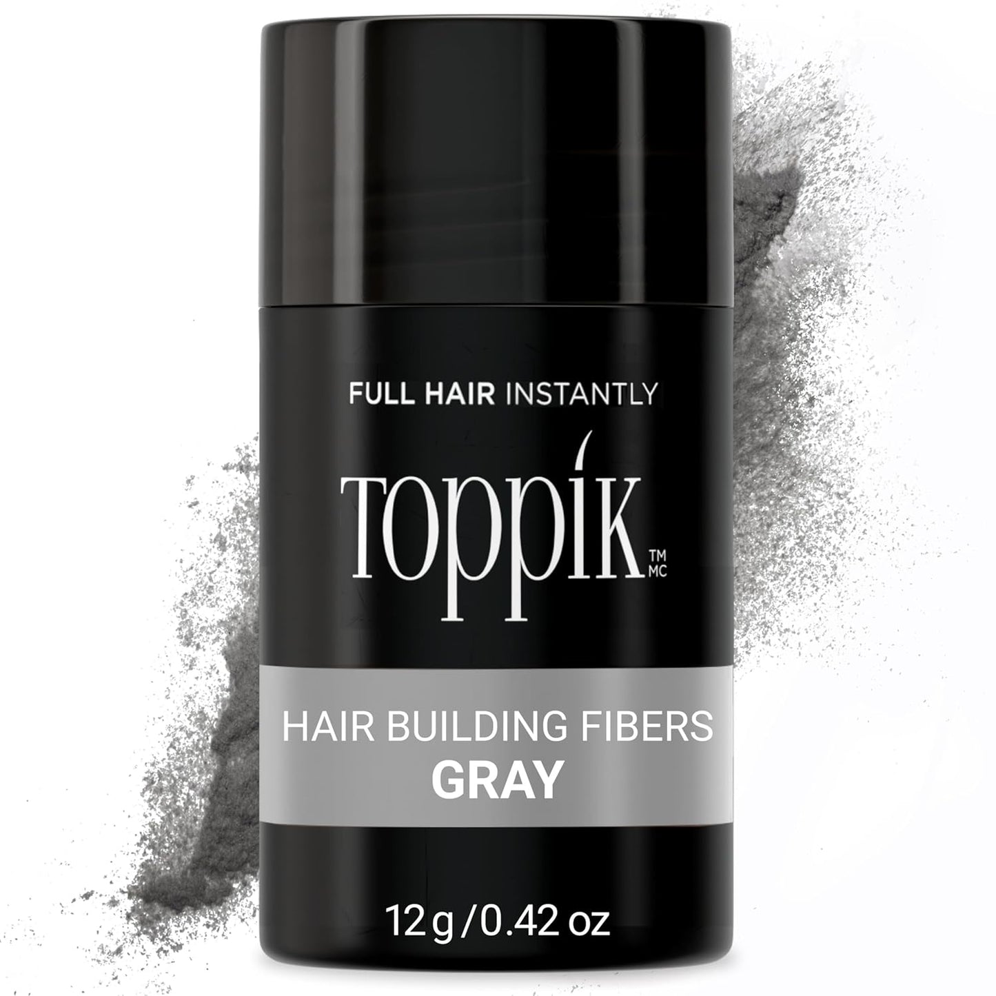 Toppik Hair Building Fibers, Fill in Fine or Thinning Hair Instantly Thicker, Fuller Looking Hair 9 Shades,4 Size Options