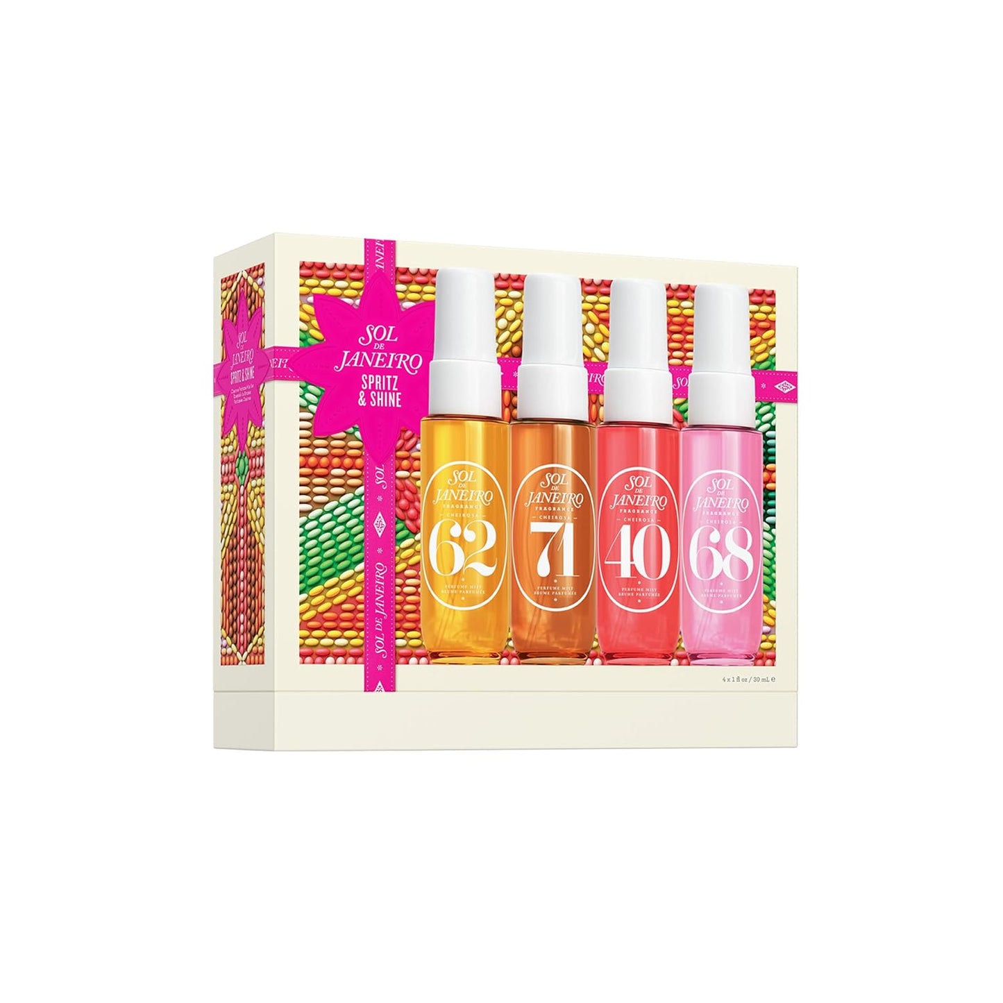 Spritz & Shine Cheirosa Perfume Mist Set | Amazon Exclusive | Perfume Mist Discovery Set of 4 | Holiday Gift Set