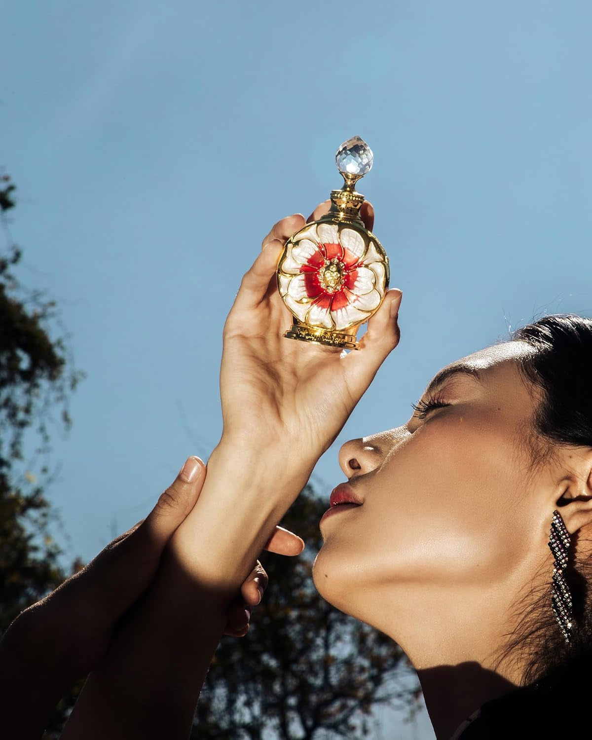 Layali Rouge - Luxury Products from Dubai - Long Lasting Personal Perfume Oil Fragrance - a Seductive Signature Aroma - 0.5 Oz