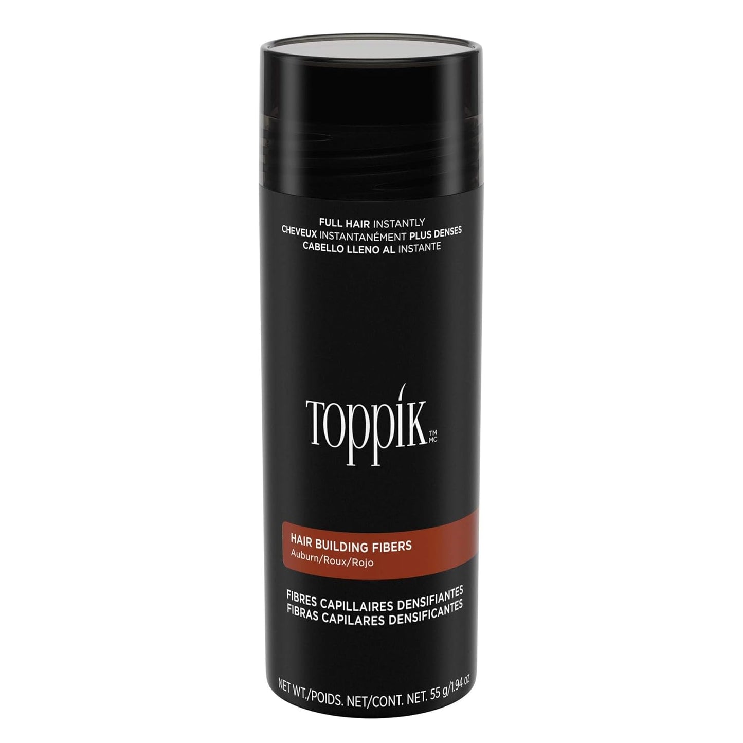 Toppik Hair Building Fibers, Fill in Fine or Thinning Hair Instantly Thicker, Fuller Looking Hair 9 Shades,4 Size Options