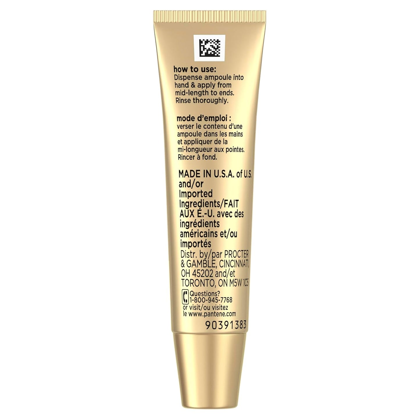 Shampoo & Conditioner Set, Daily Moisture Renewal - Pro-V Nutrients for Dry, Color-Treated, Straight to Curly Hair, 72-Hour Hydration & Softness, 52.8 Oz Total + Miracle Rescue Shot (0.5 Oz)